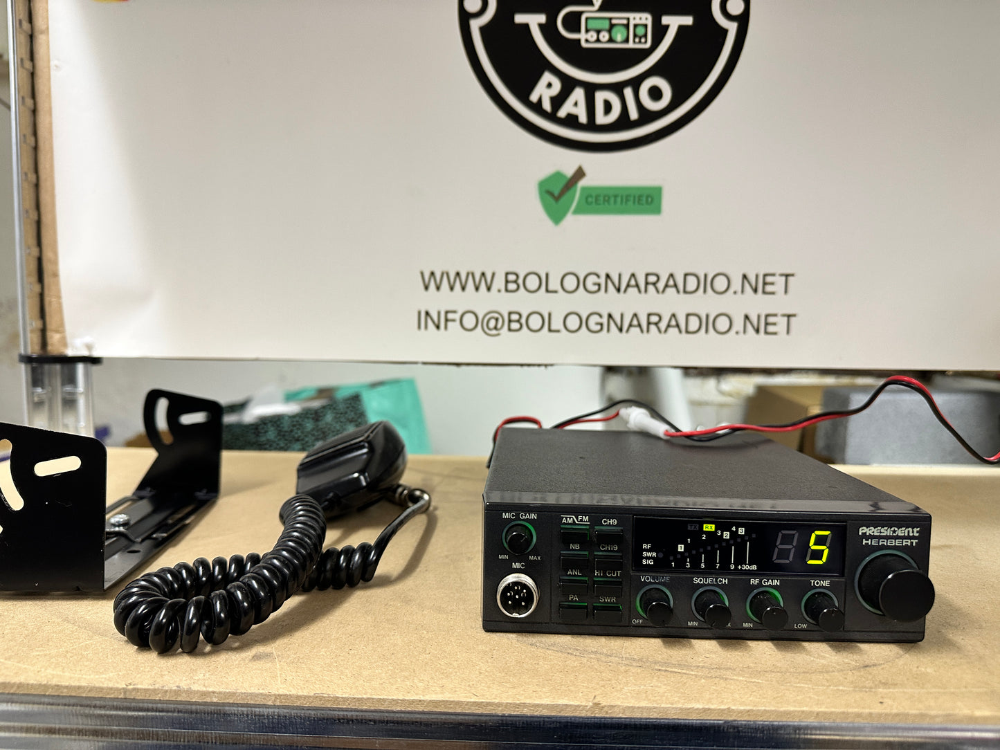 Radio CB President Herbert 40 canali am/fm