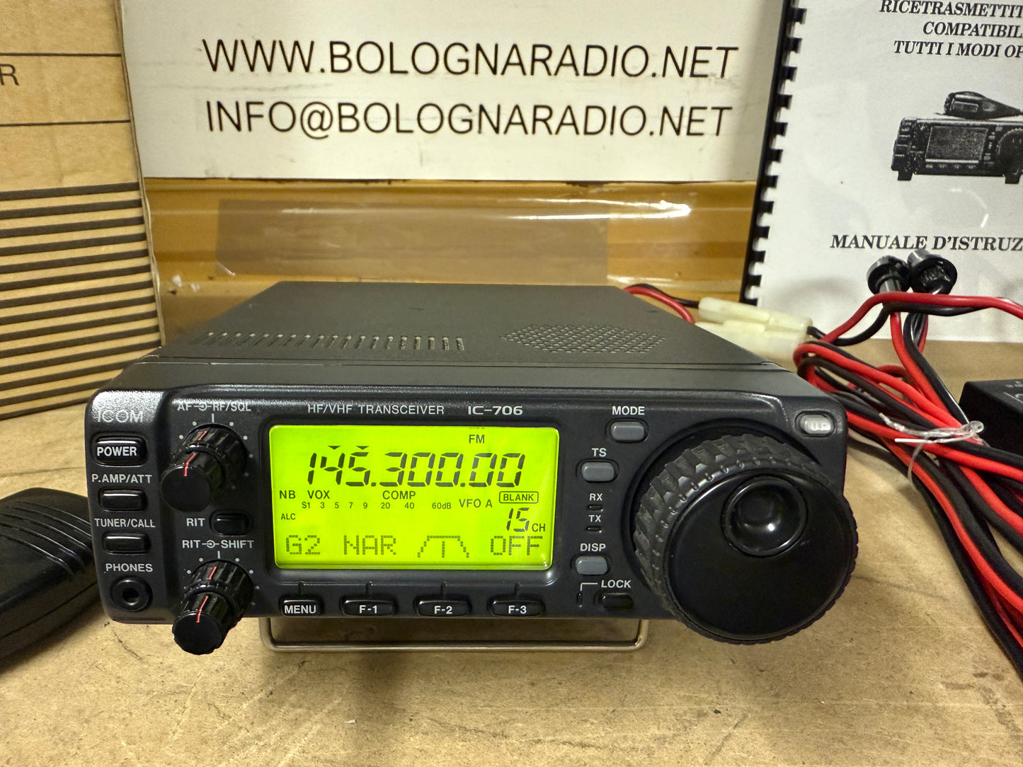 Icom ic 706 pari al nuovo full set Garanzia 12 Mesi