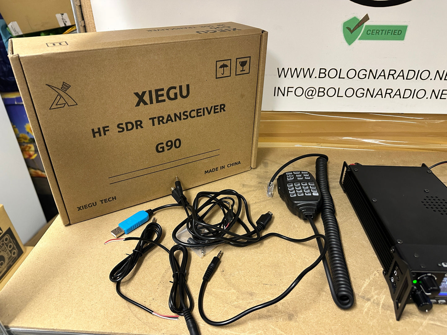 XIEGU G90 + interfaccia CE19 pari al nuovo