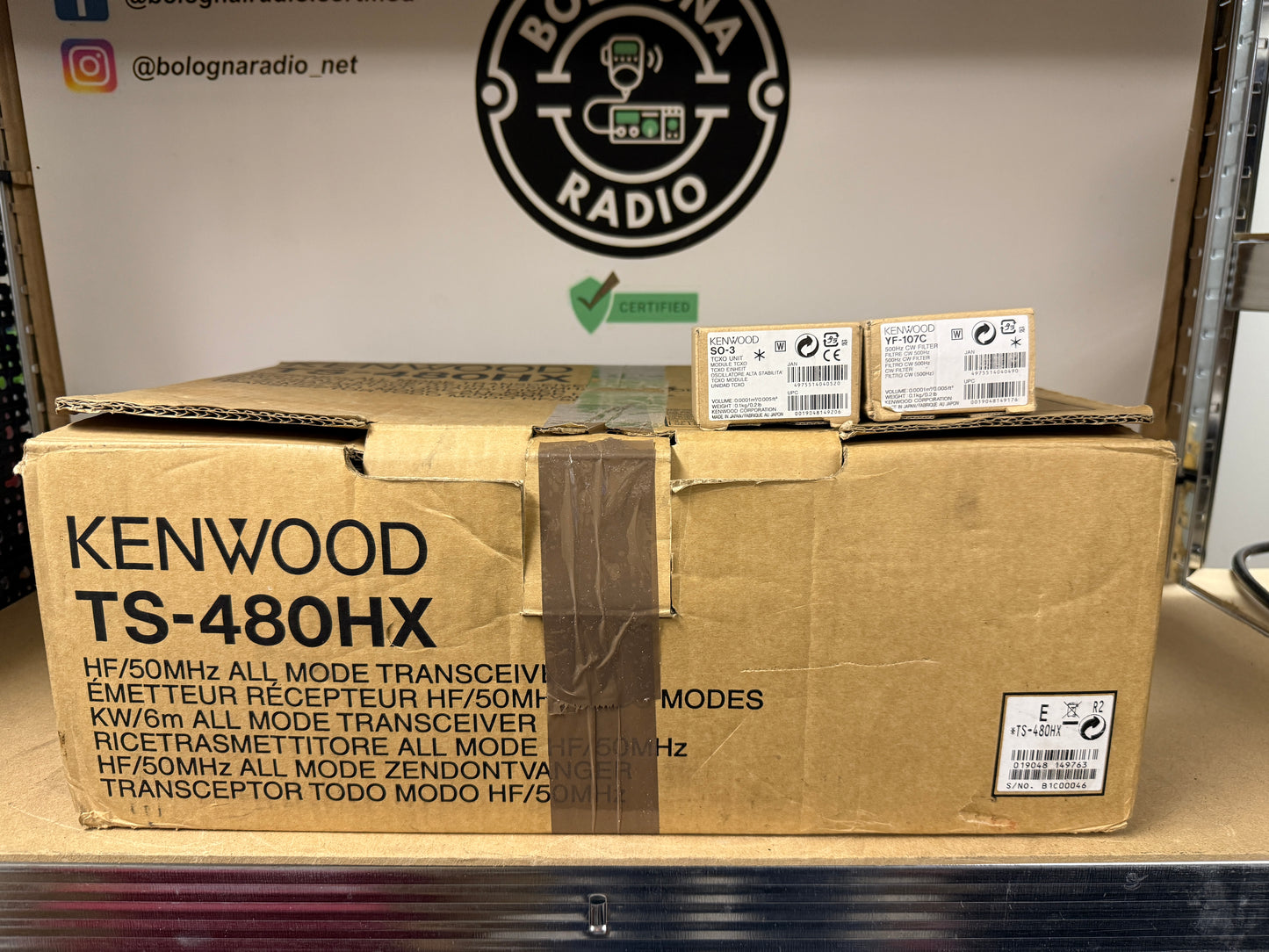 Kenwood ts-480HX 200 watt + TCXO + filtro cw