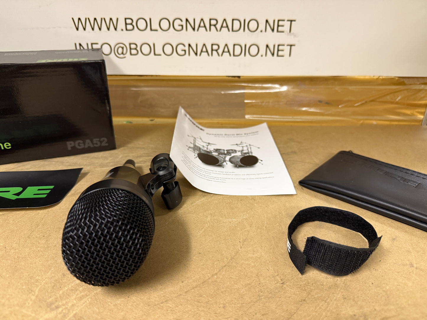 Microfono SHURE PGA52 nuovo