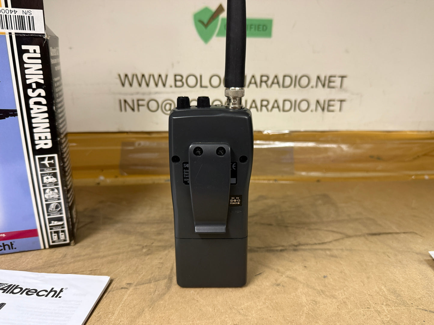 Albrecht AE 77H scanner banda aeralea