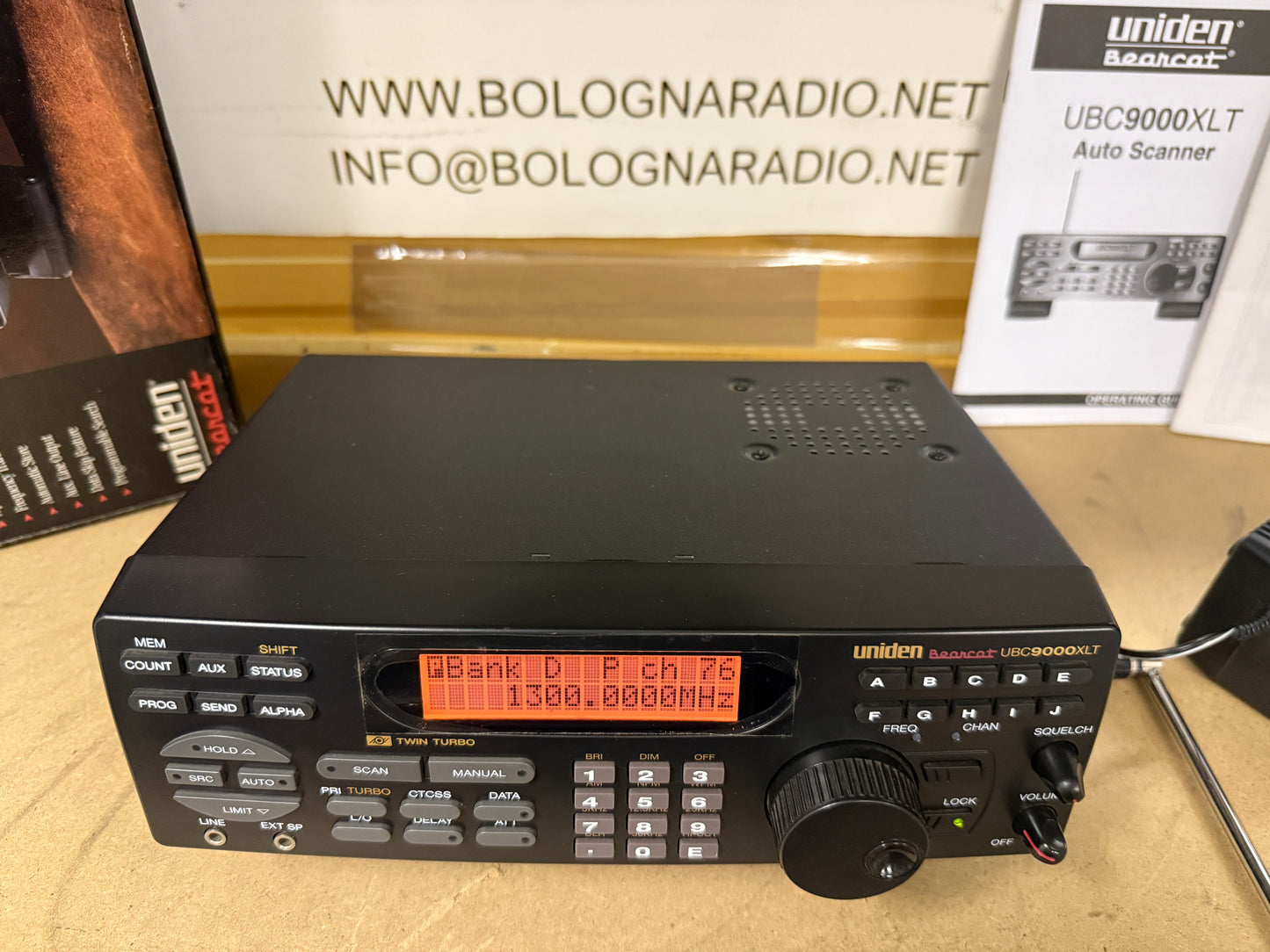 Uniden UBC 9000 XLT pari al nuovo full set