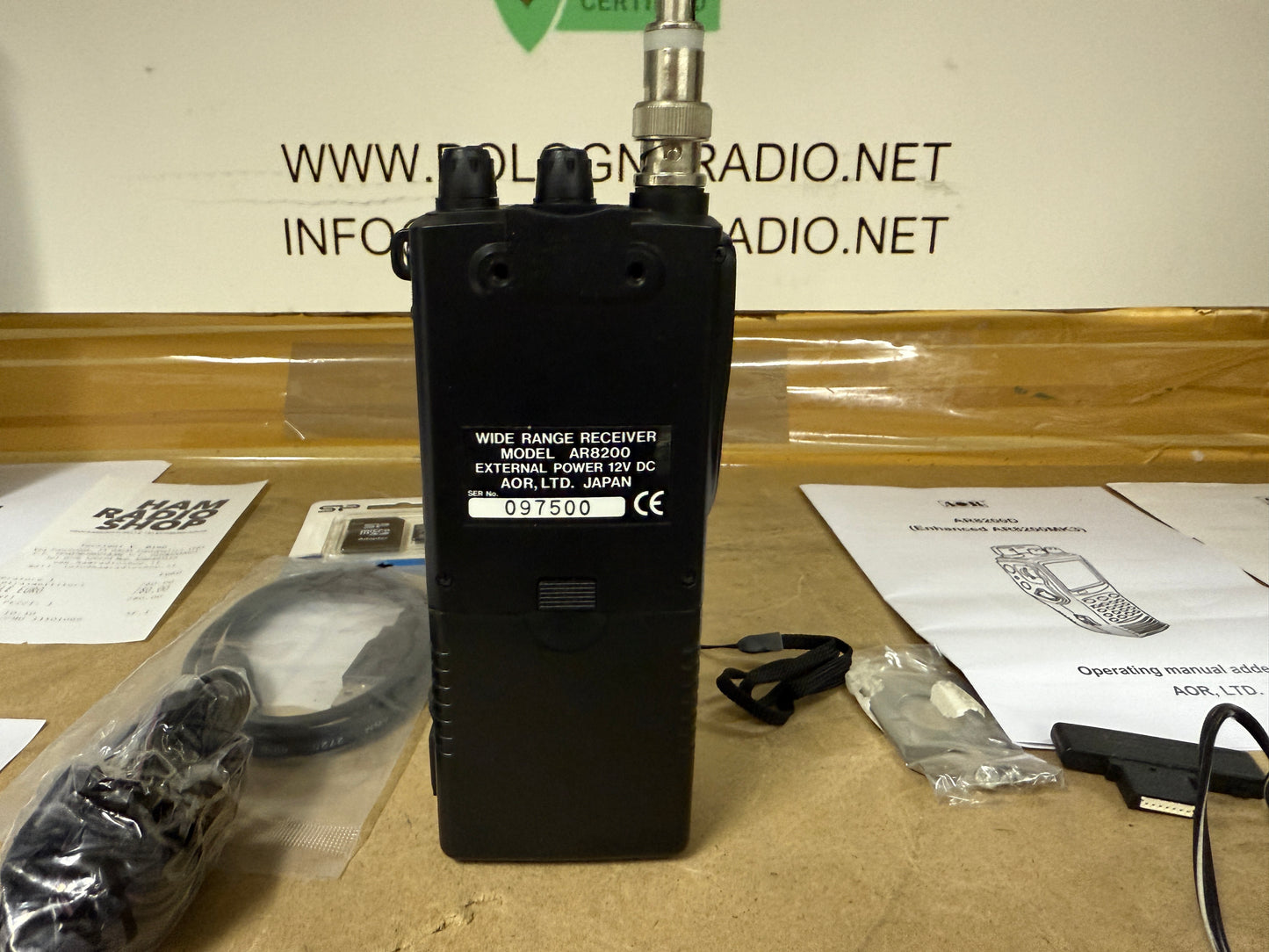Aor ar 8200D 0.5-3000 MHz CW / LSB / USB / AM / FM / WFM / P25 final edition garanzia 12 mesi