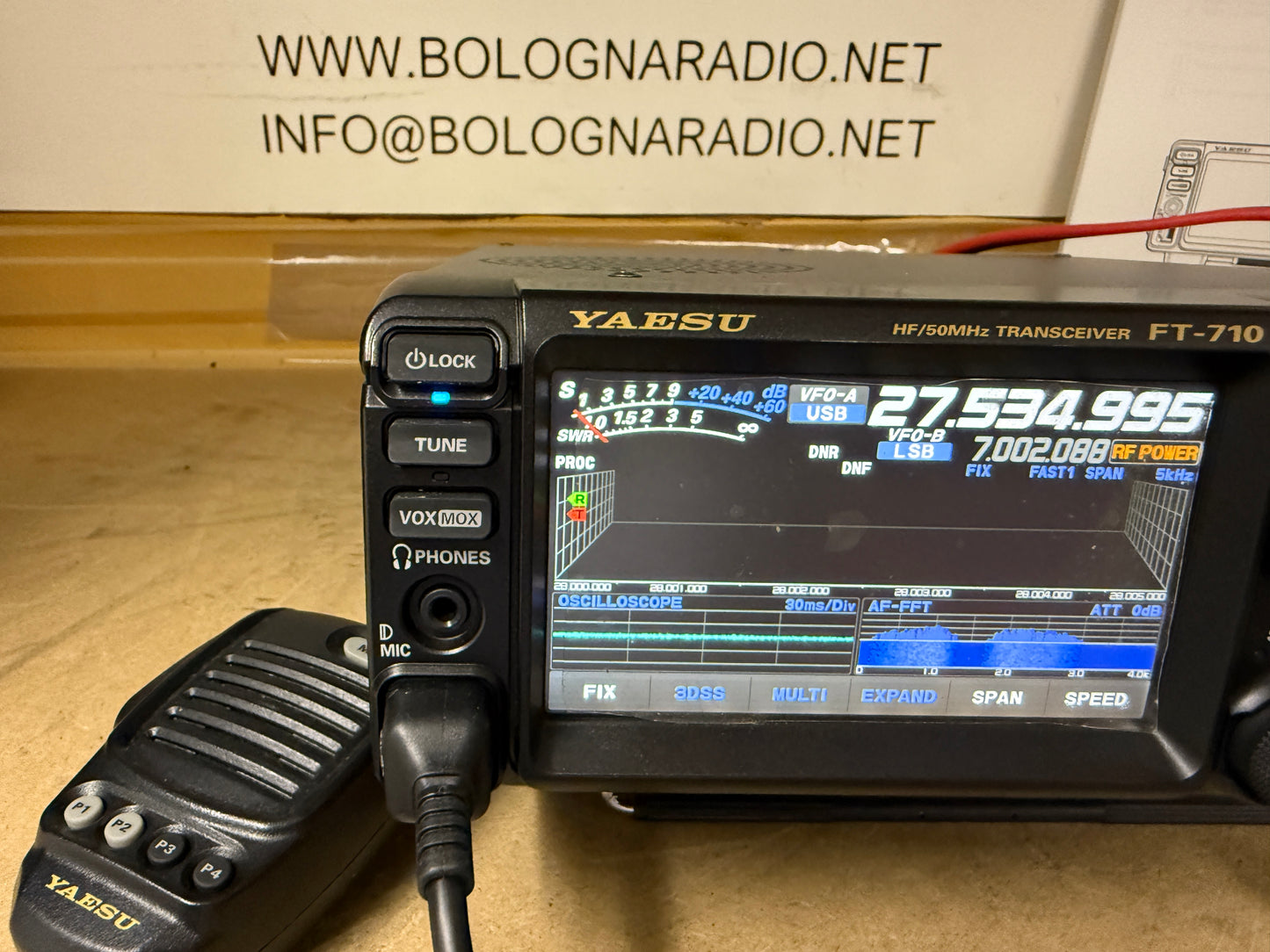 Yaesu FT-710 field pari al nuovo garanzia 20 mesi