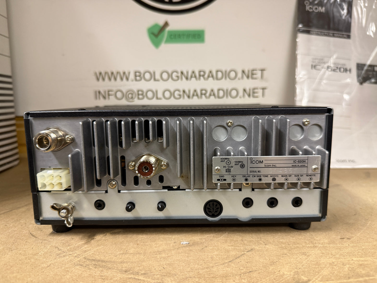 Icom IC 820 H nuovo garanzia 12 mesi