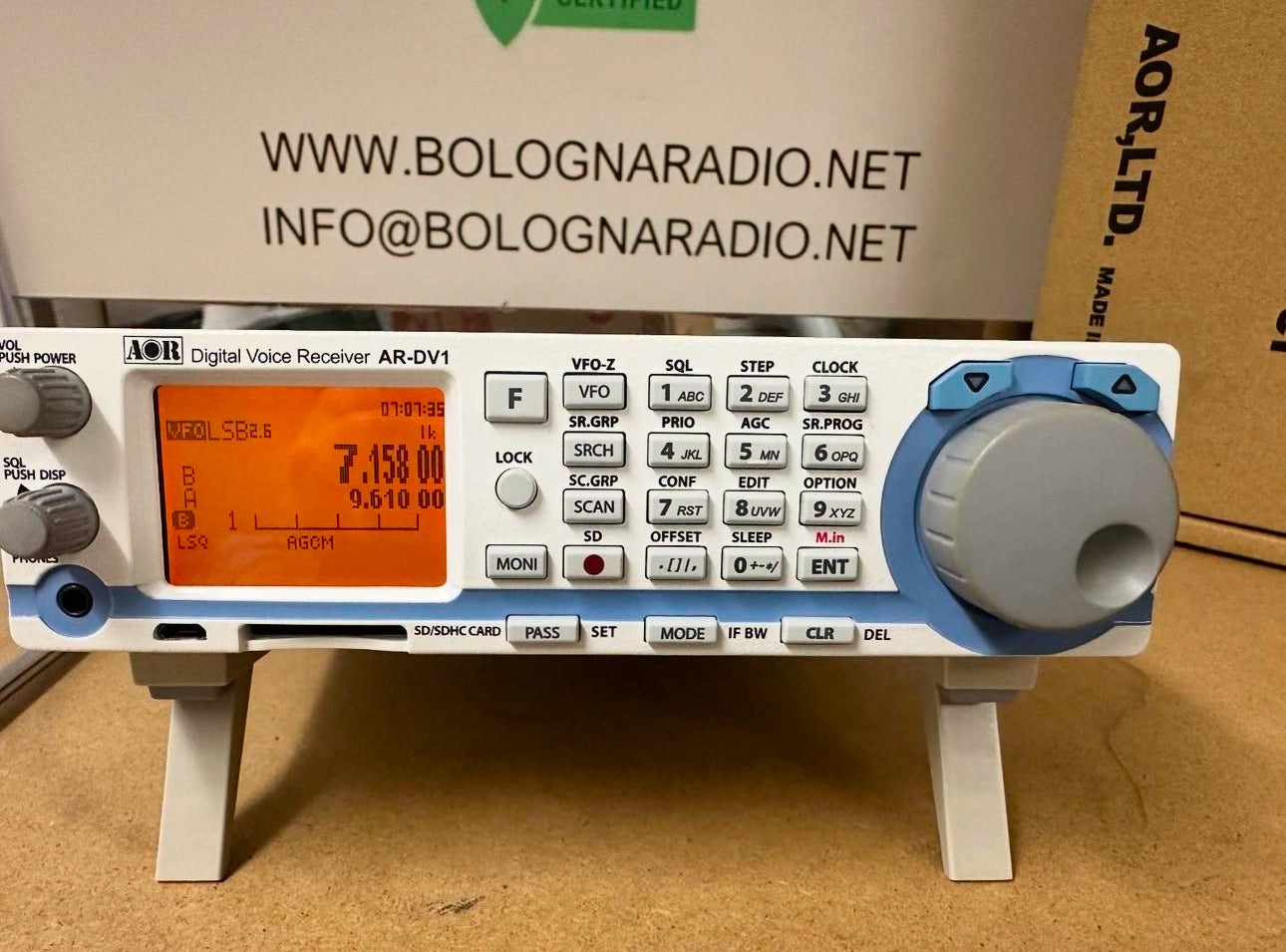 Ricevitore scanner AOR DV-1