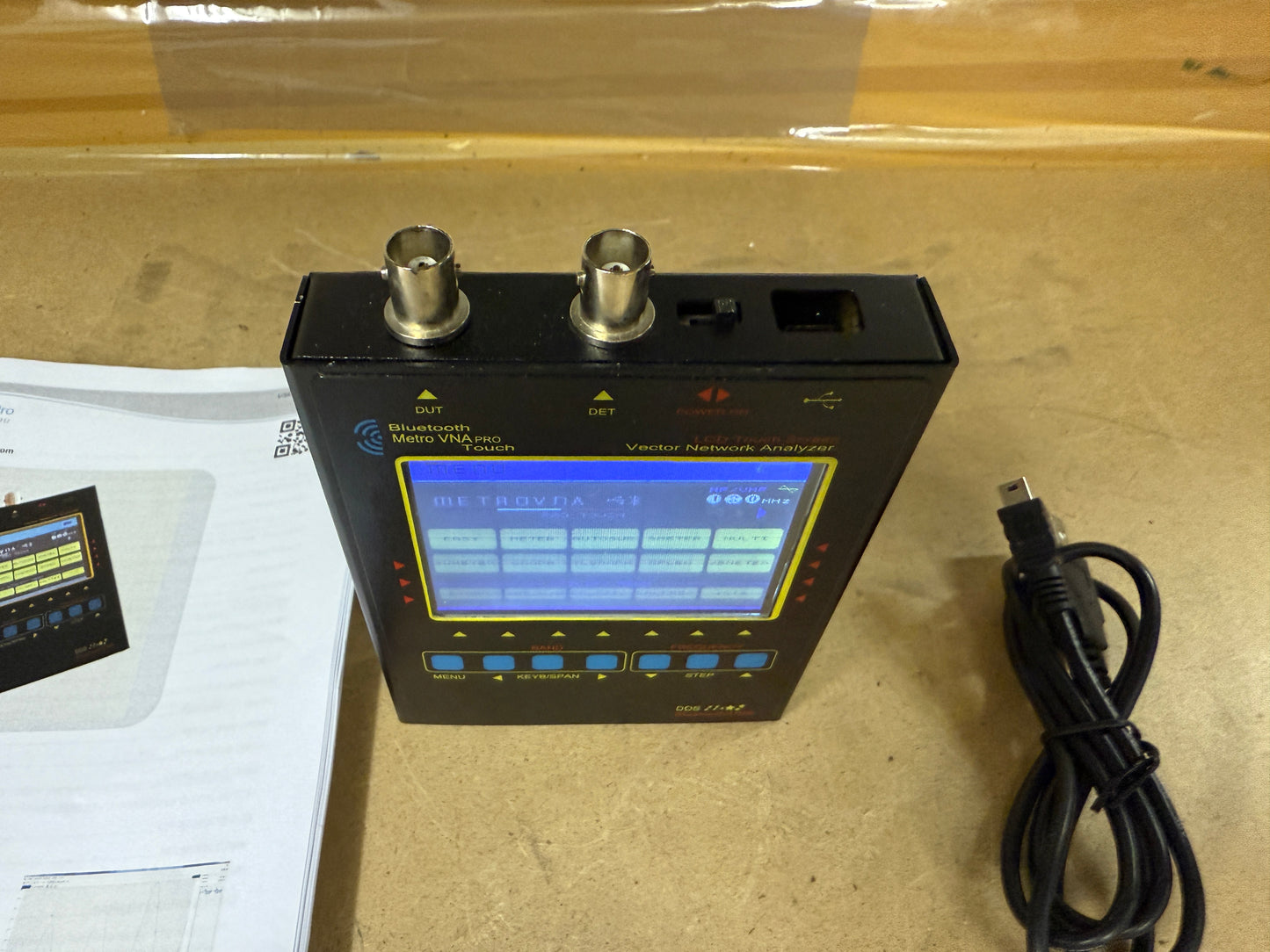MetroVNA pro deluxe analizzatore di antenna, 1-180 MHz