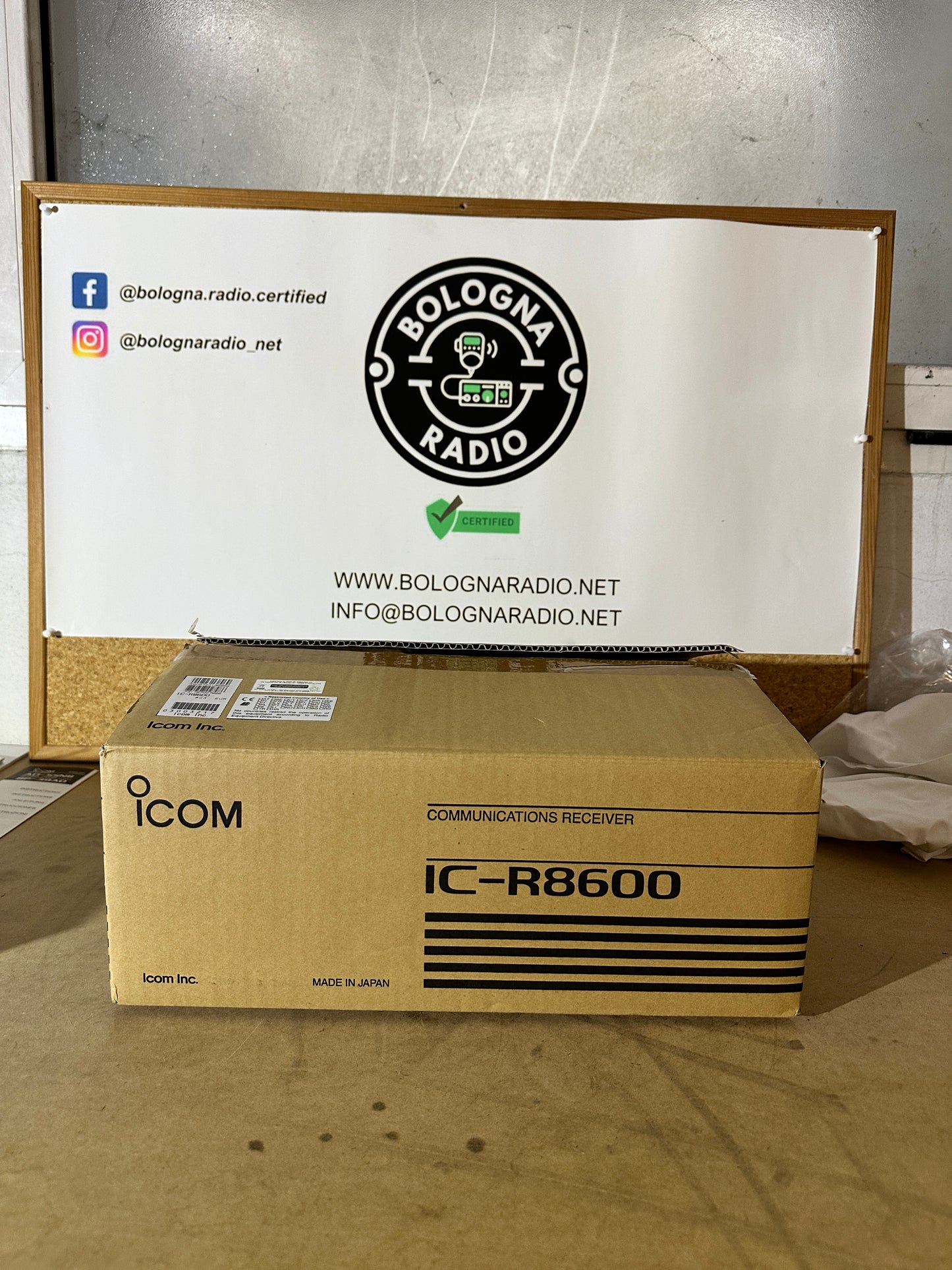 Ricevitore Icom ic-r8600 + AD55NS maggio24 pari al nuovo
