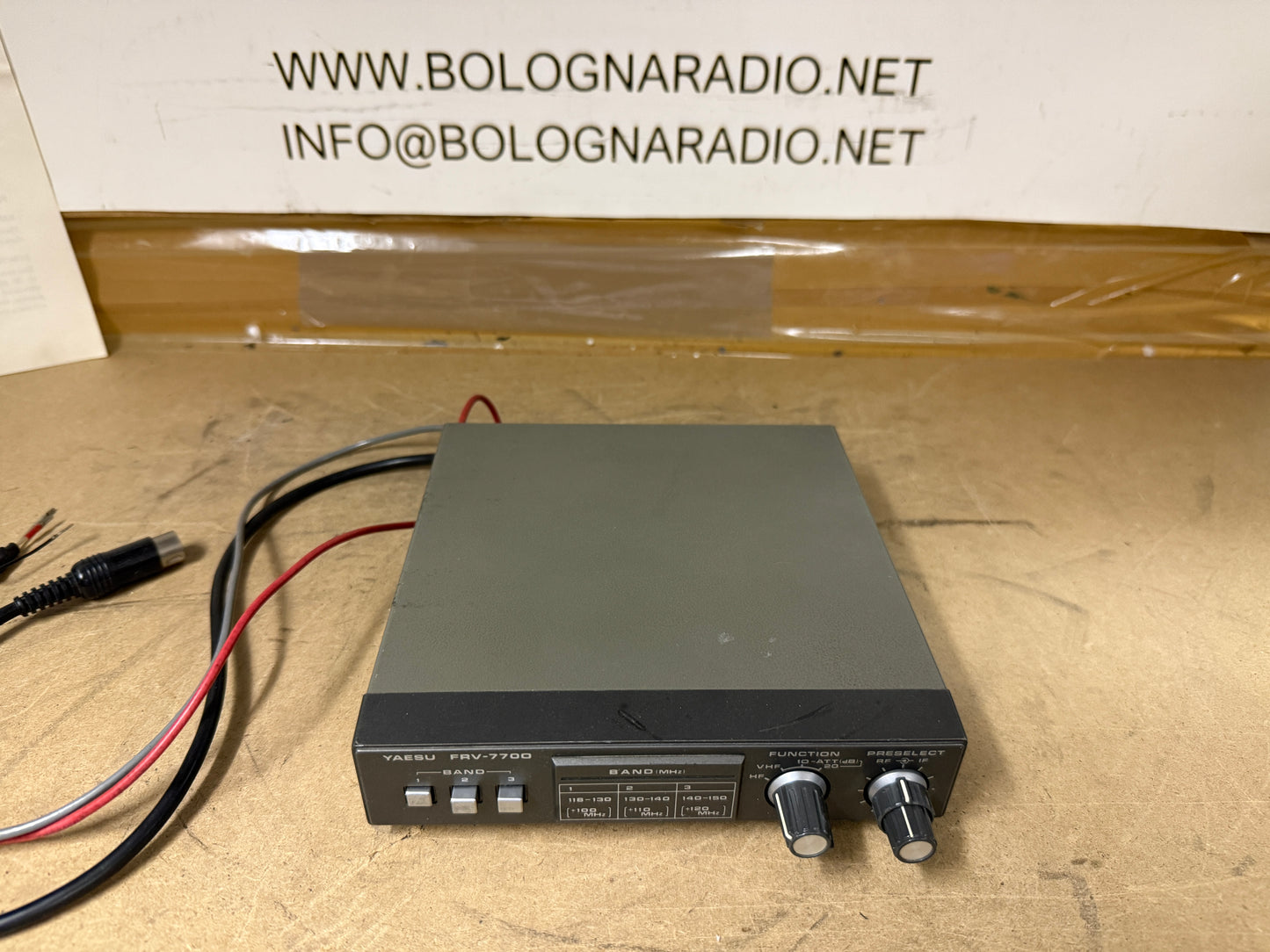 Yaesu frg 7700 + frt 7700 + frv 7700 perfetto
