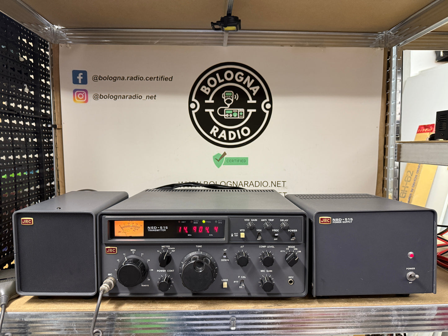 A1 Jrc 515 Linea Completa. JRC NSD515 + JRC NRD515 + Speaker + Alimentatore + imballi + book