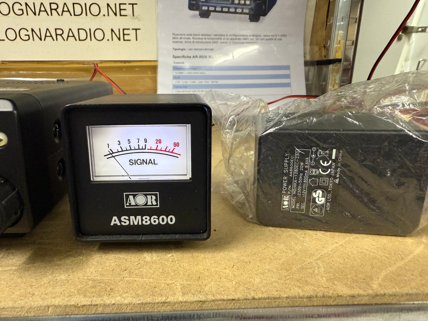 Ricevitore Aor Ar 8600 MK2 + ASM8600 pari al nuovo garanzia 12 mesi