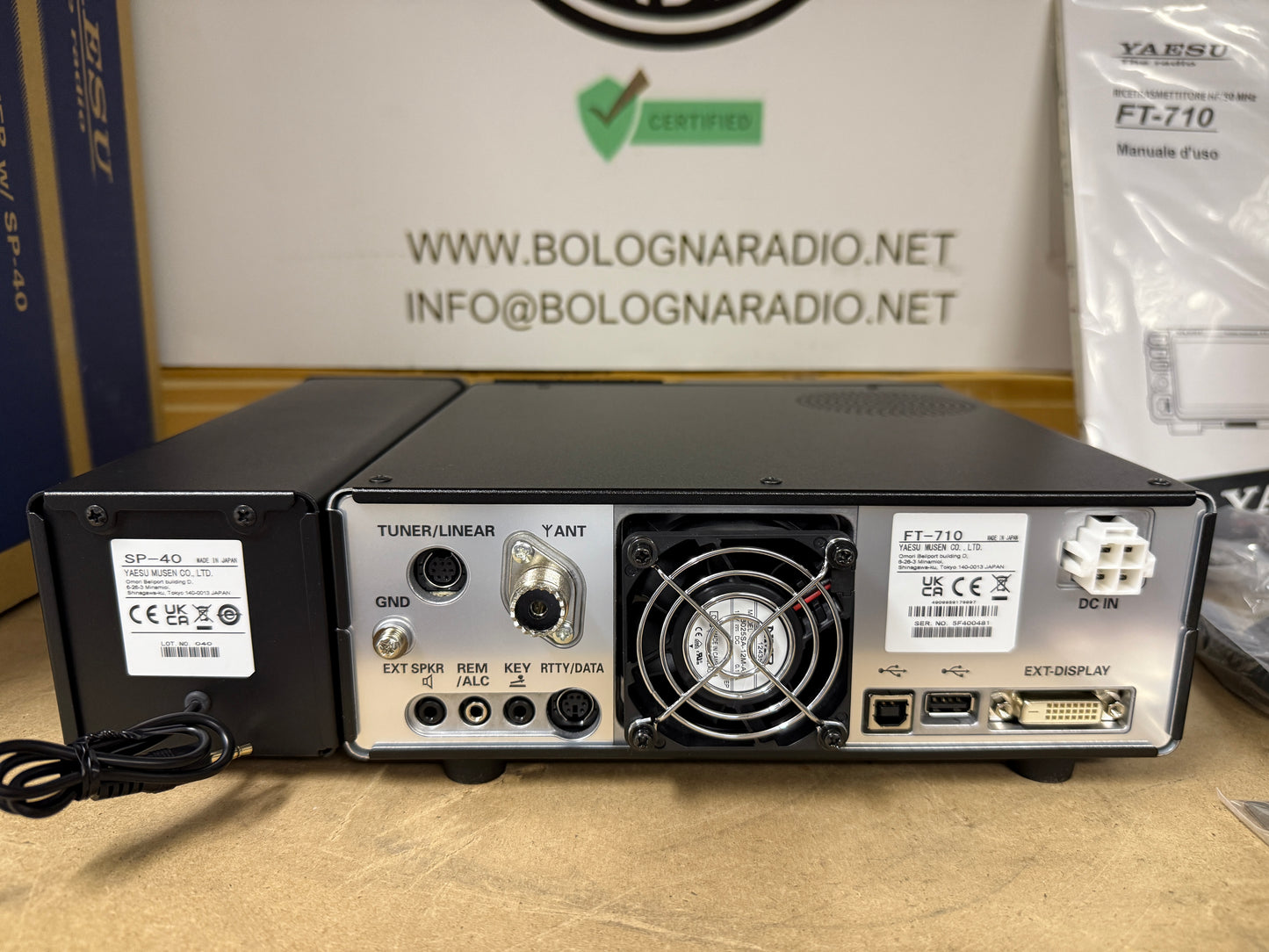 Yaesu FT-710 Aess nuovo + sp40 garanzia 5 anni csyeson