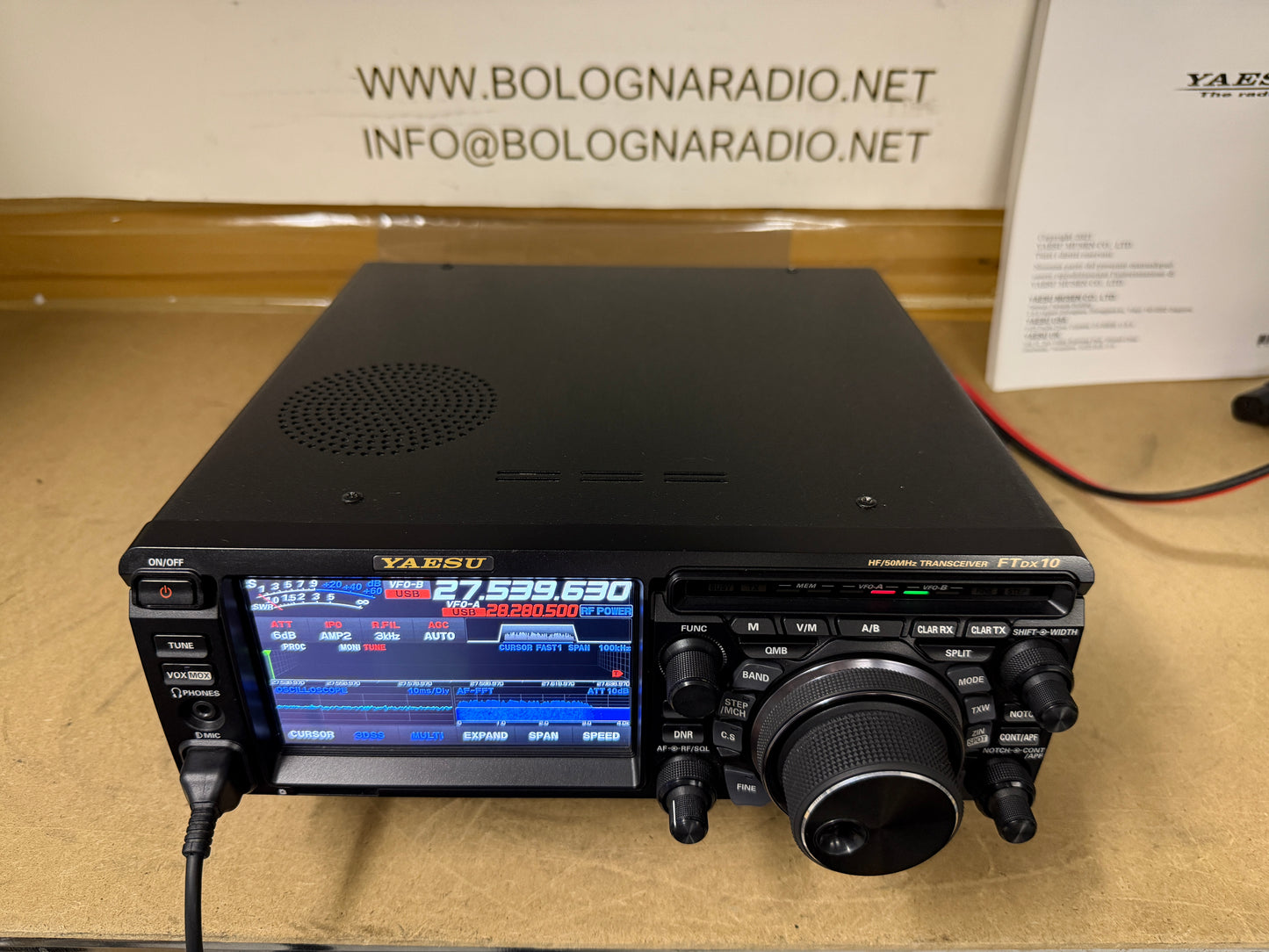 Yaesu FTDX 10 pari al nuovo garanzia 12 mesi full set