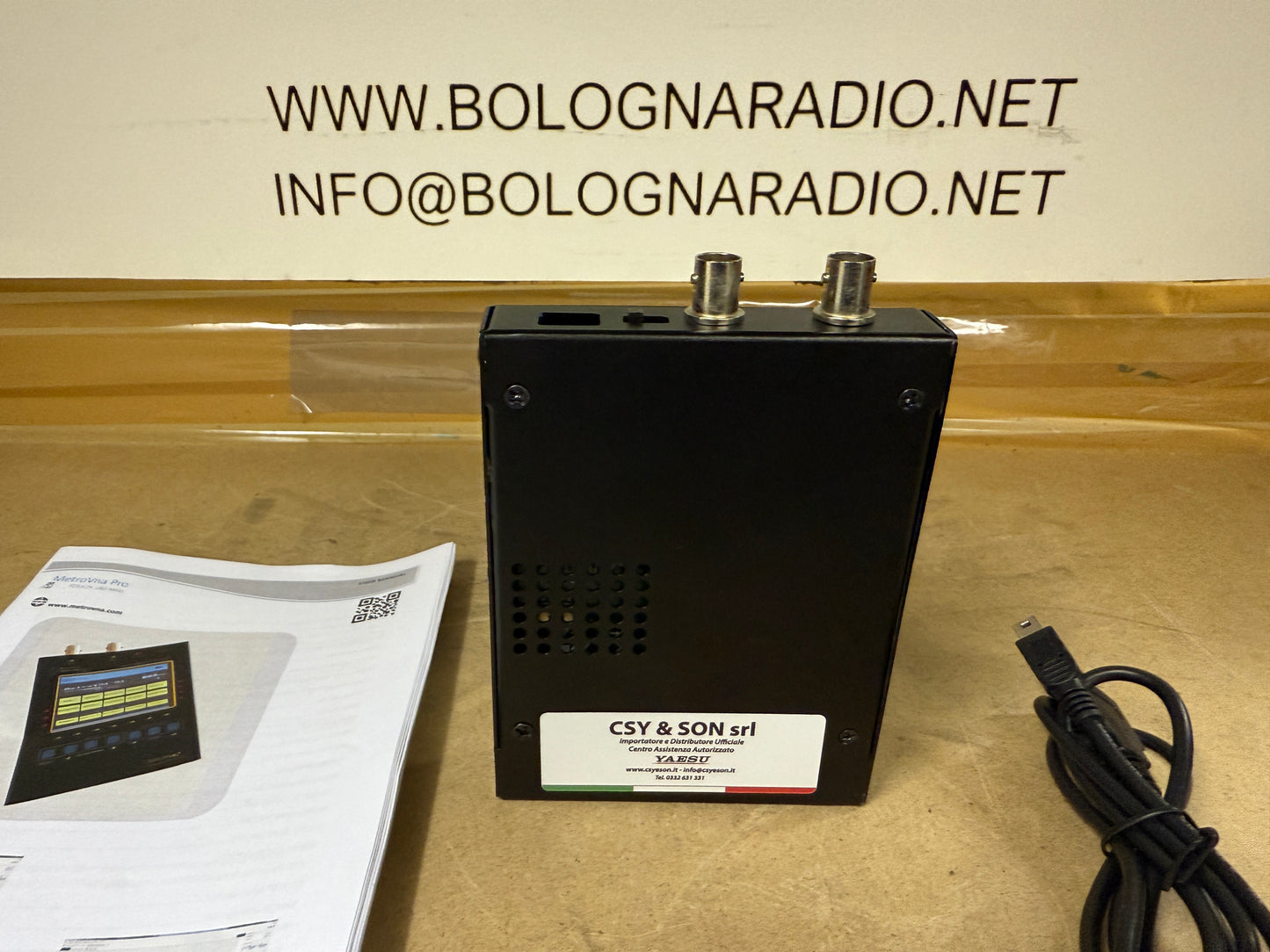 MetroVNA pro deluxe analizzatore di antenna, 1-180 MHz