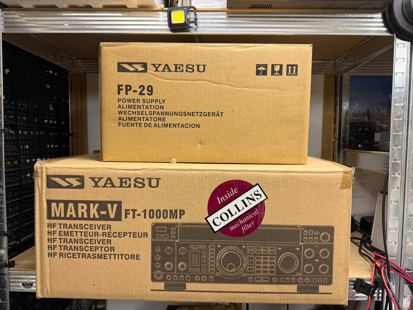 A-1 Yaesu FT 1000MP mark V Collins + tcxo 200 watt pari al nuovo + imballi