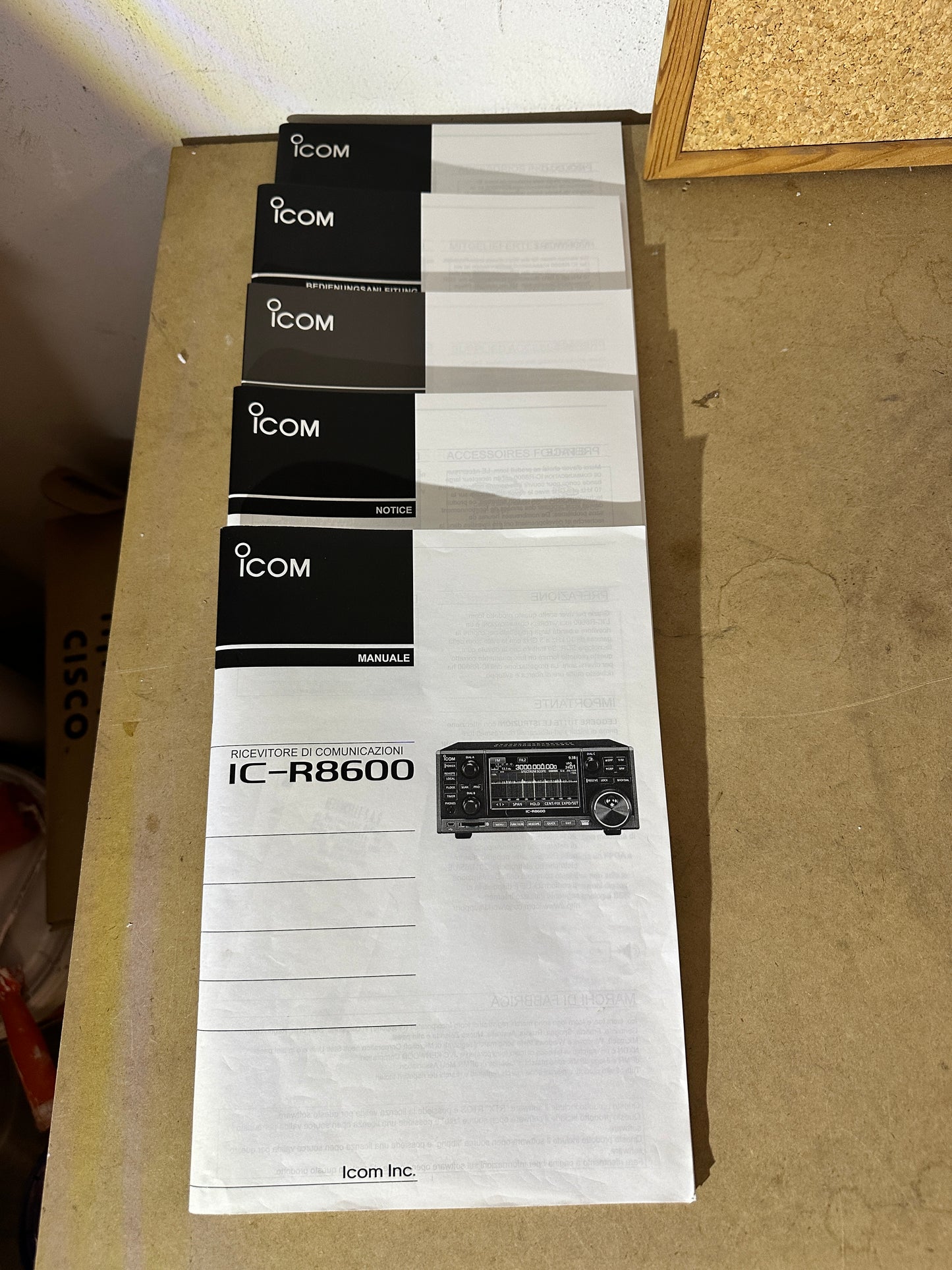 Ricevitore Icom ic-r8600 + AD55NS maggio24 pari al nuovo