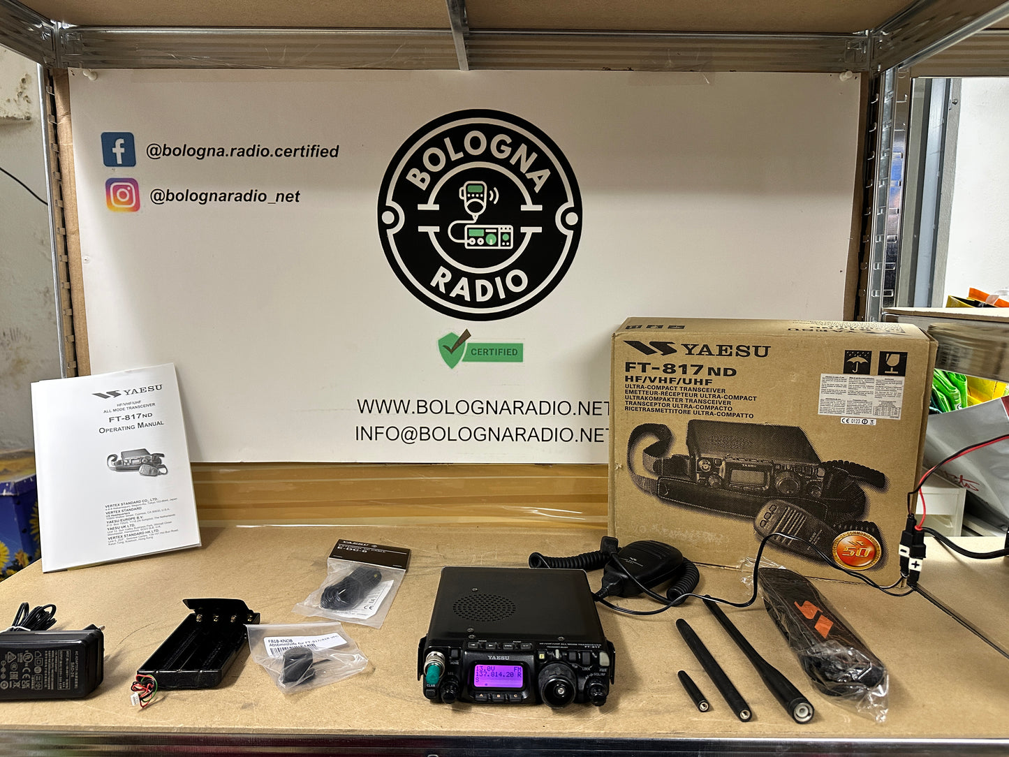 Yaesu ft 817 ND completo