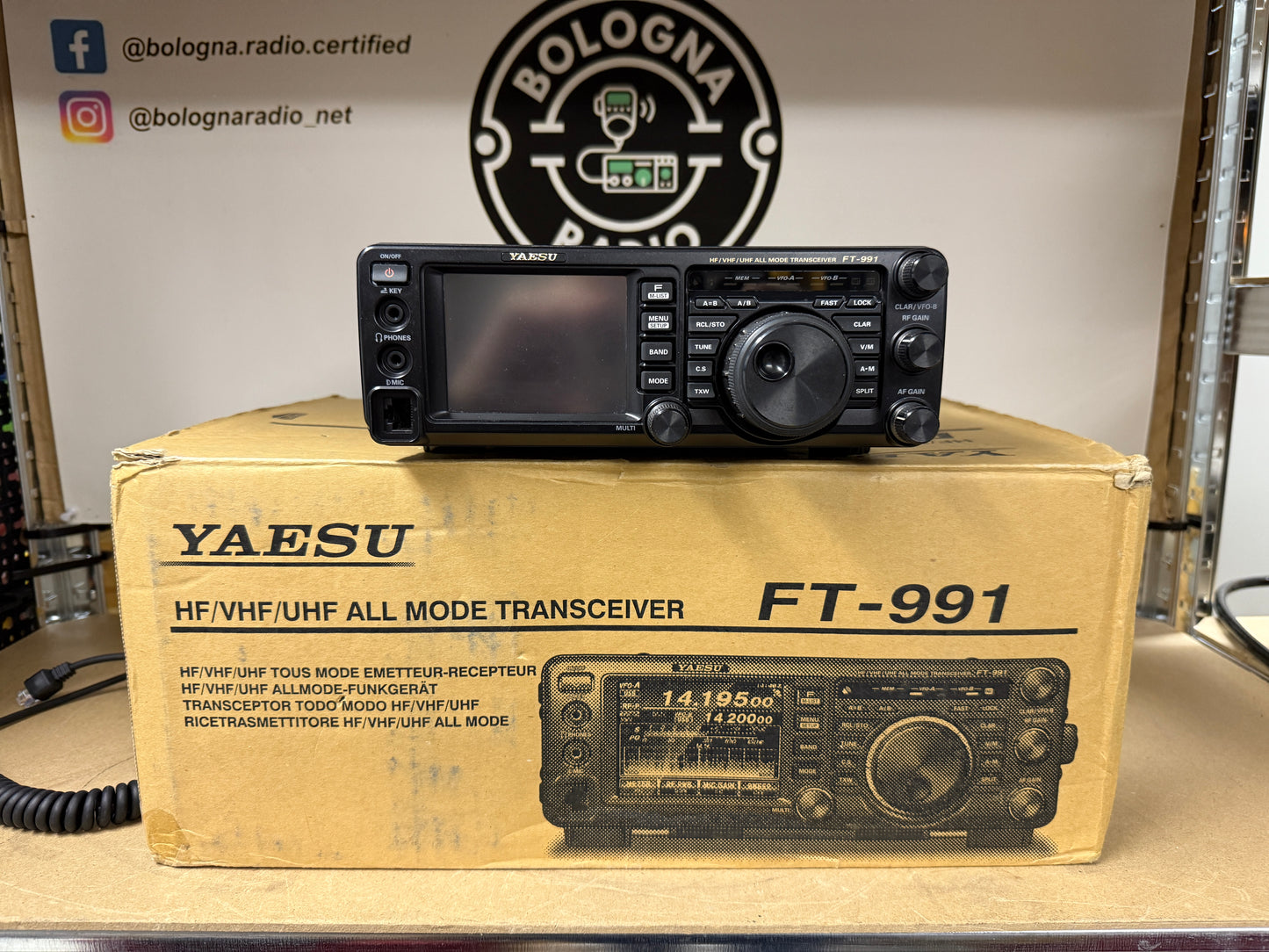 Yaesu FT 991 perfetta imballo originale