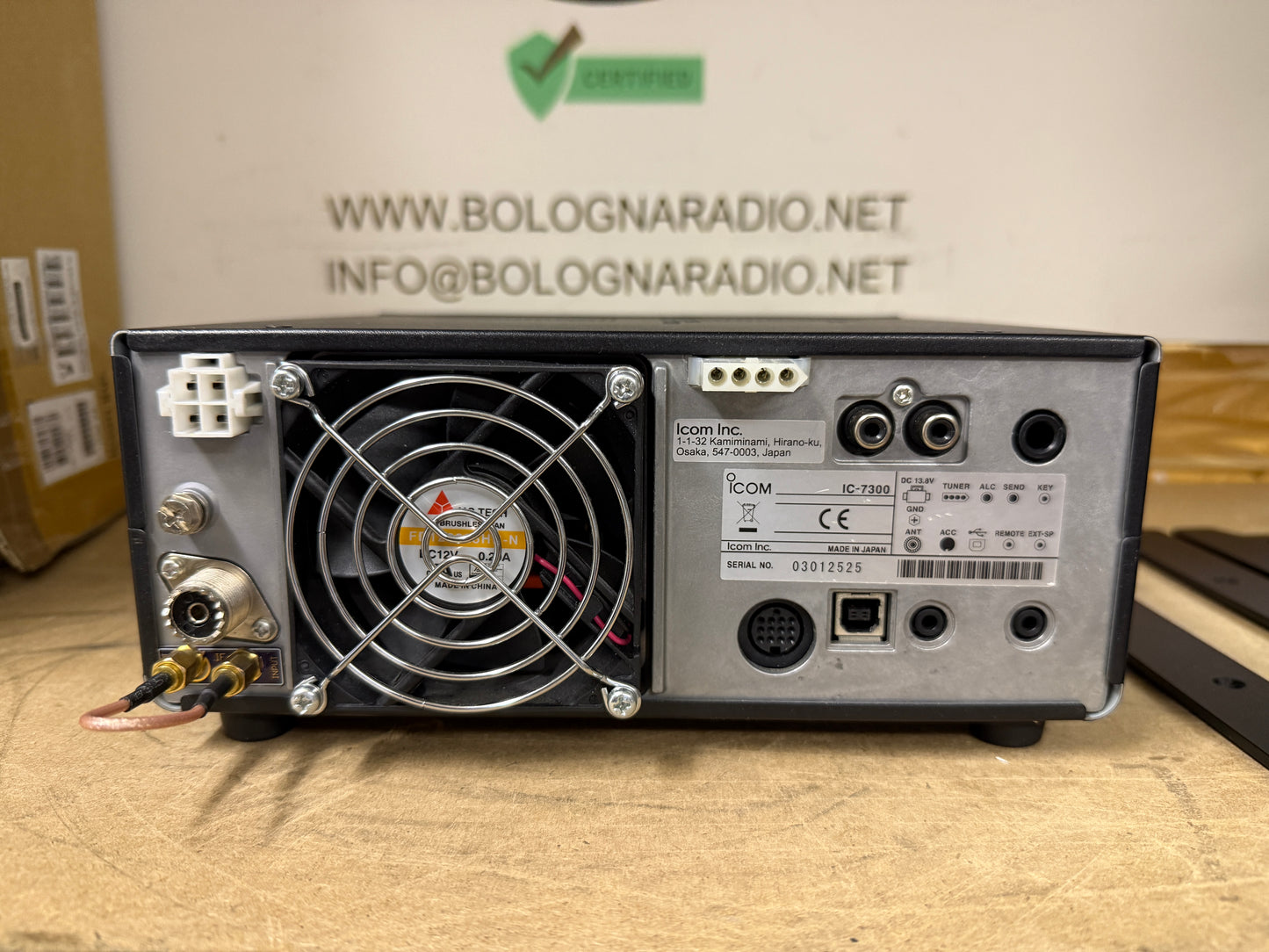 Icom ic 7300 pari al nuovo Garanzia 12 Mesi + IF in/out + maniglie