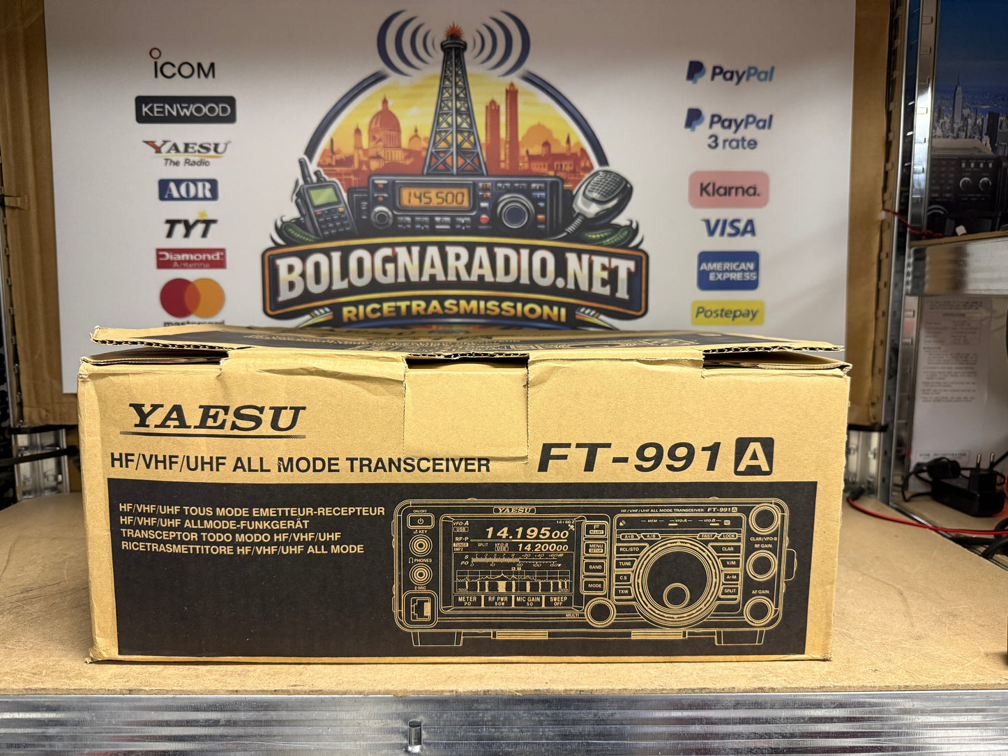 A-1 Yaesu FT 991A pari al nuovo garanzia 12 mesi full set