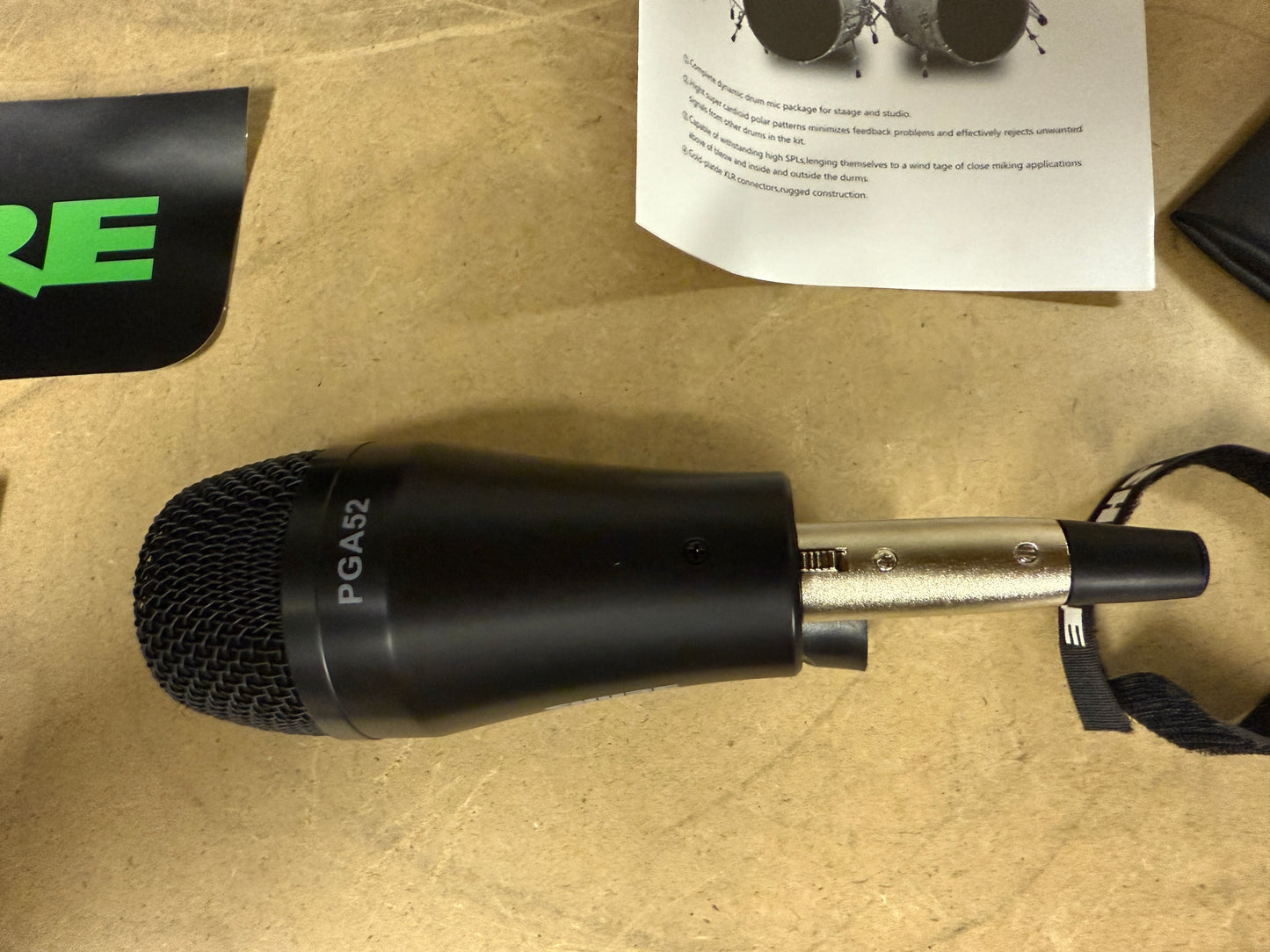 Microfono SHURE PGA52 nuovo