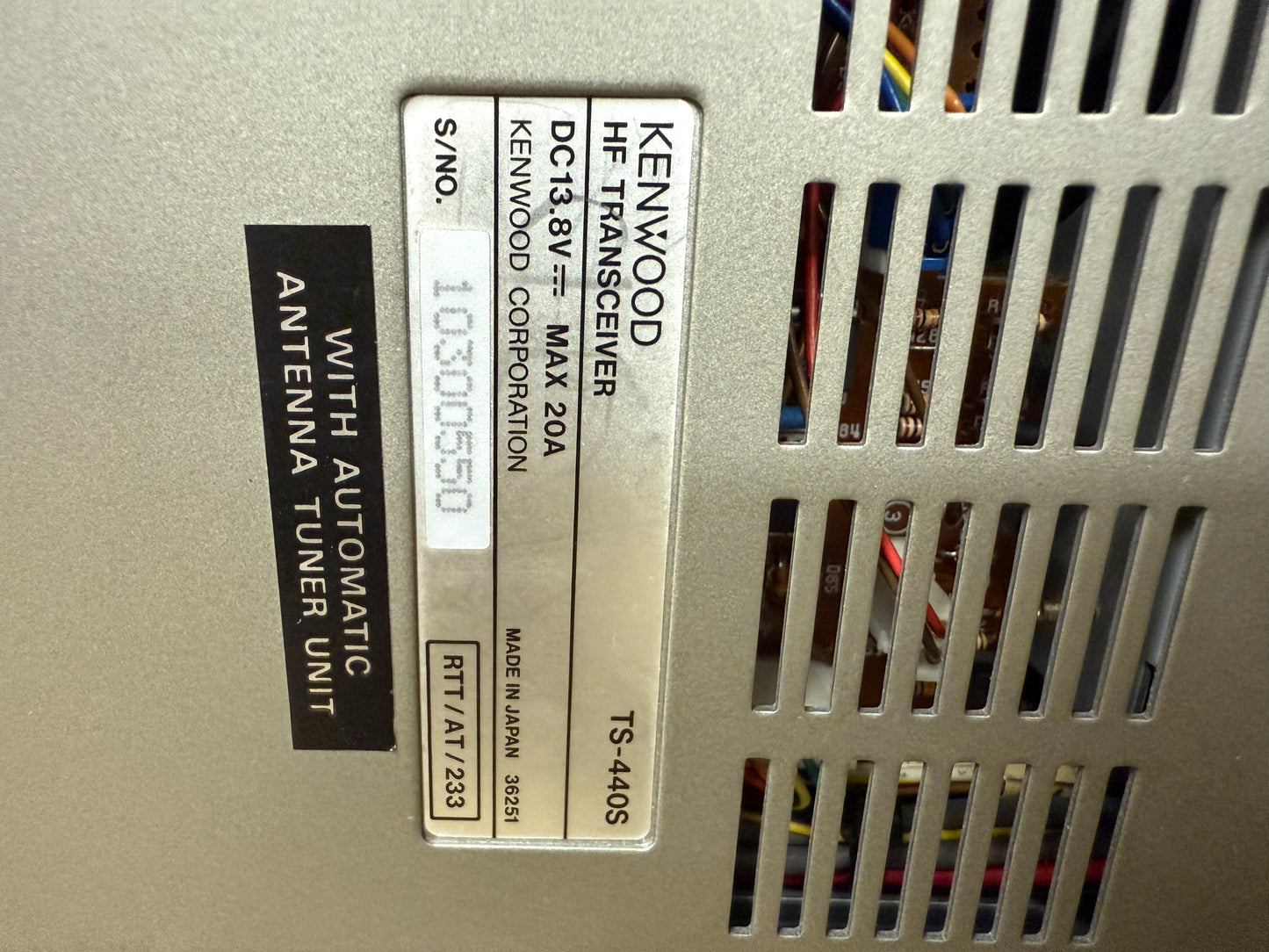Kenwood TS 440S AT perfetto 100 Watt