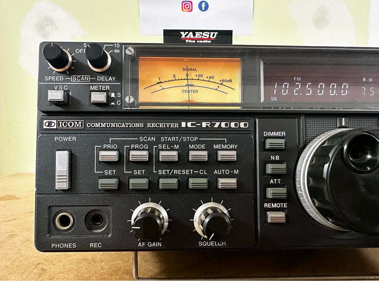 Ricevitore scanner icom ic r 7000