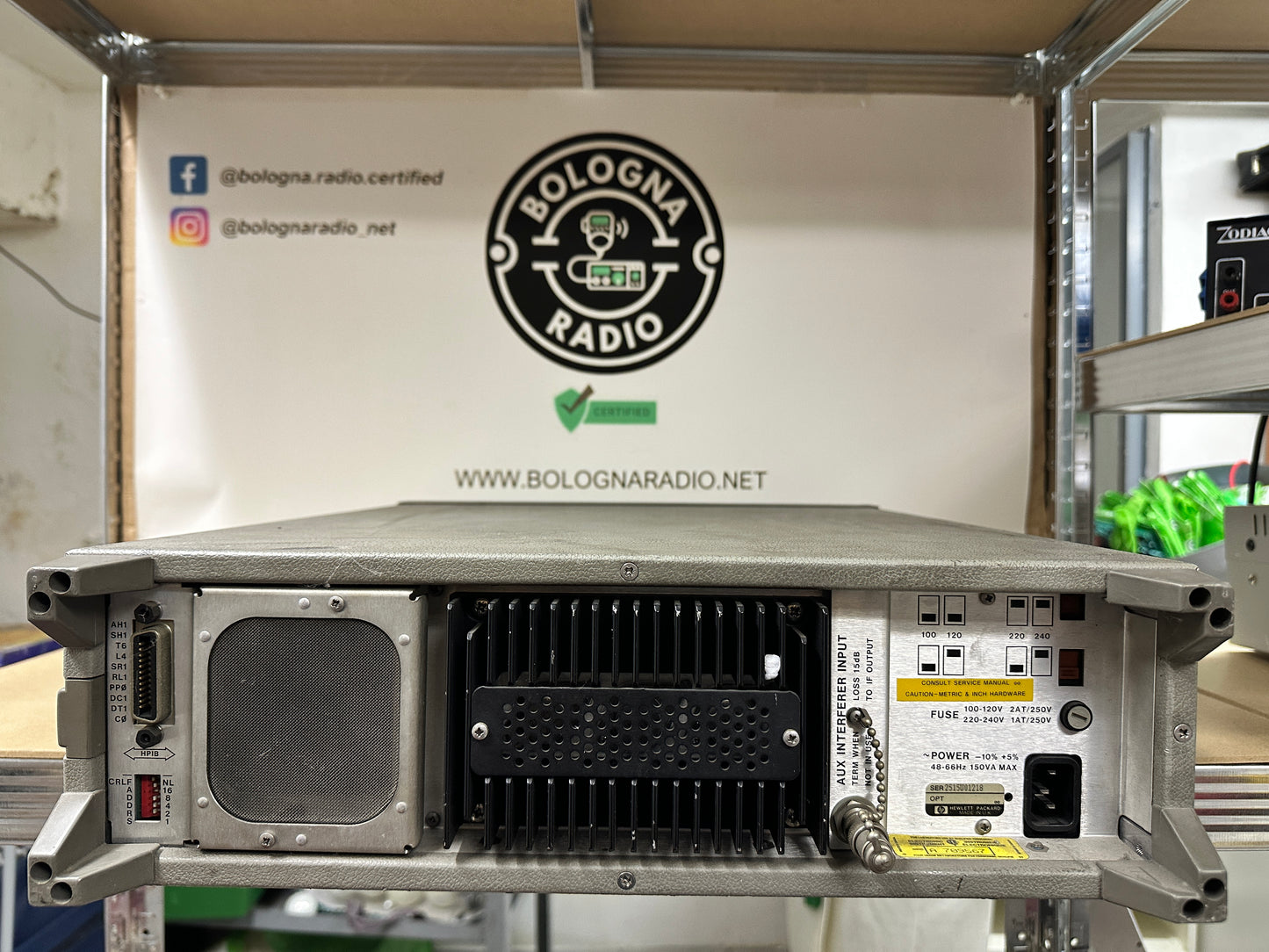 HP 3708A Test Set rumore ed interferenze