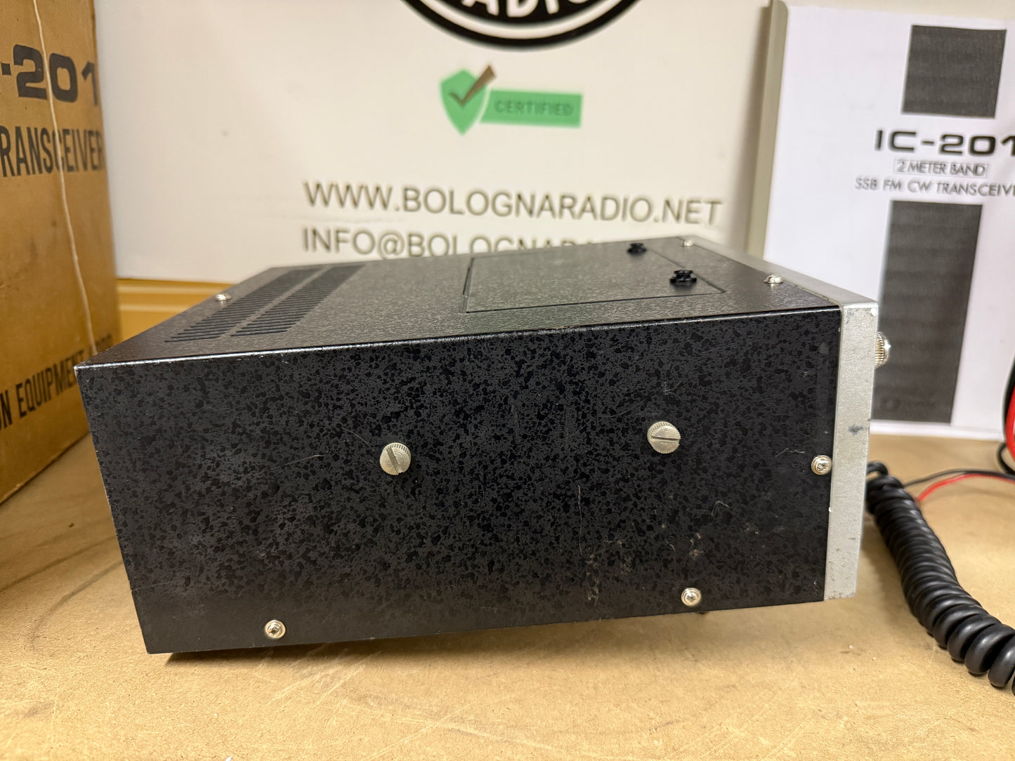 Icom ic 201 perfetto imballo originale garanzia 12 mesi