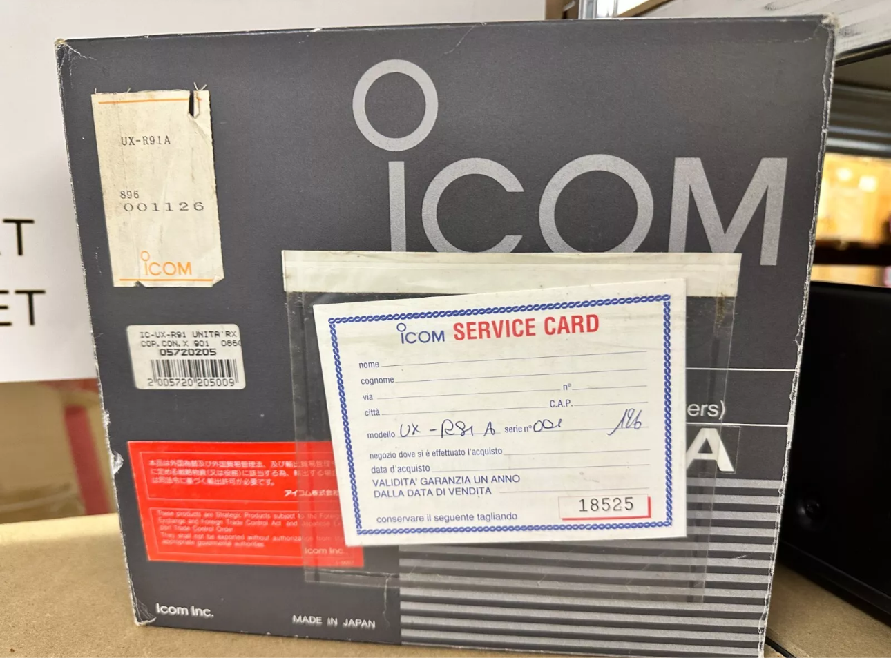 ICOM UX-R91A modulo RX