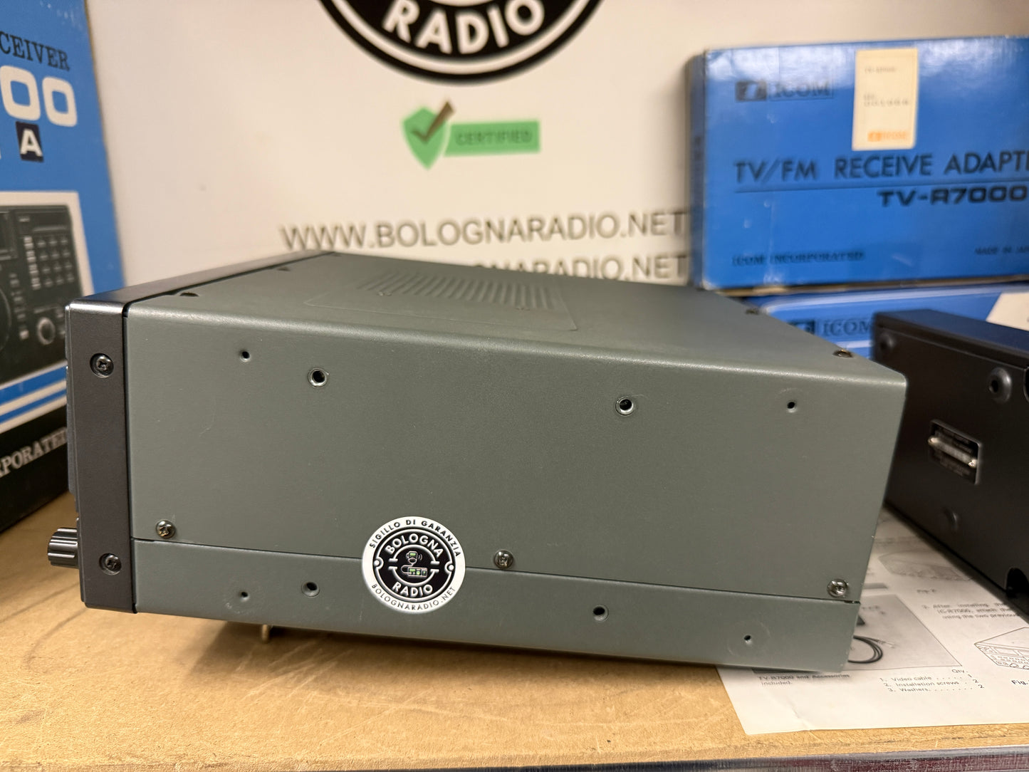 Icom ic r 7000 pari al nuovo + imballo + RC12 + TV R7000 garanzia 12 mesi