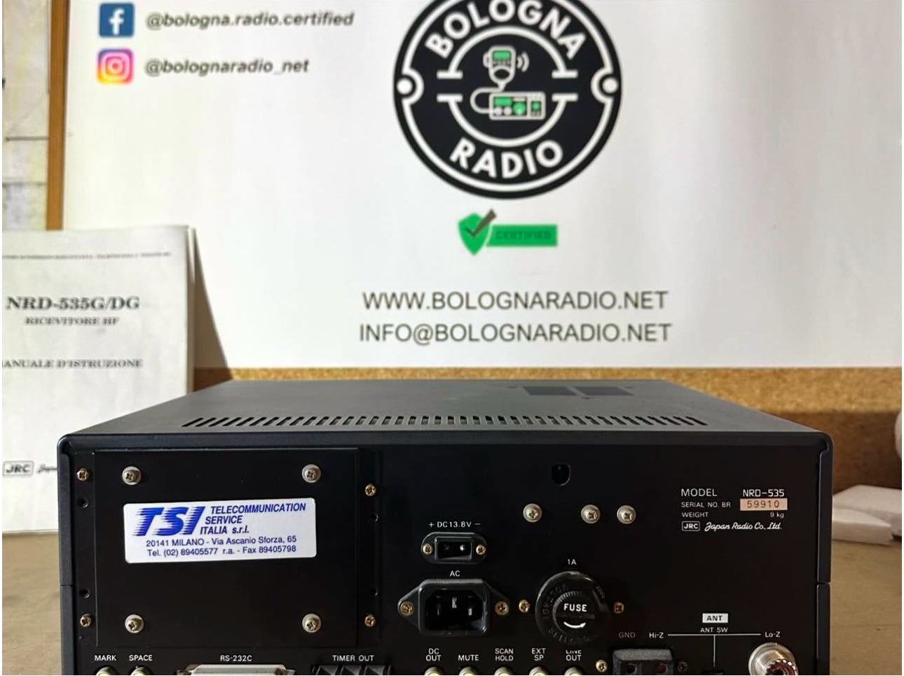 jrc nrd-535 ricevitore scanner