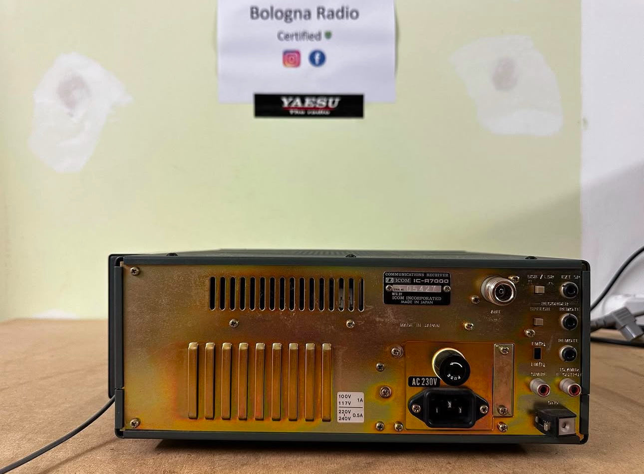 Ricevitore scanner icom ic r 7000