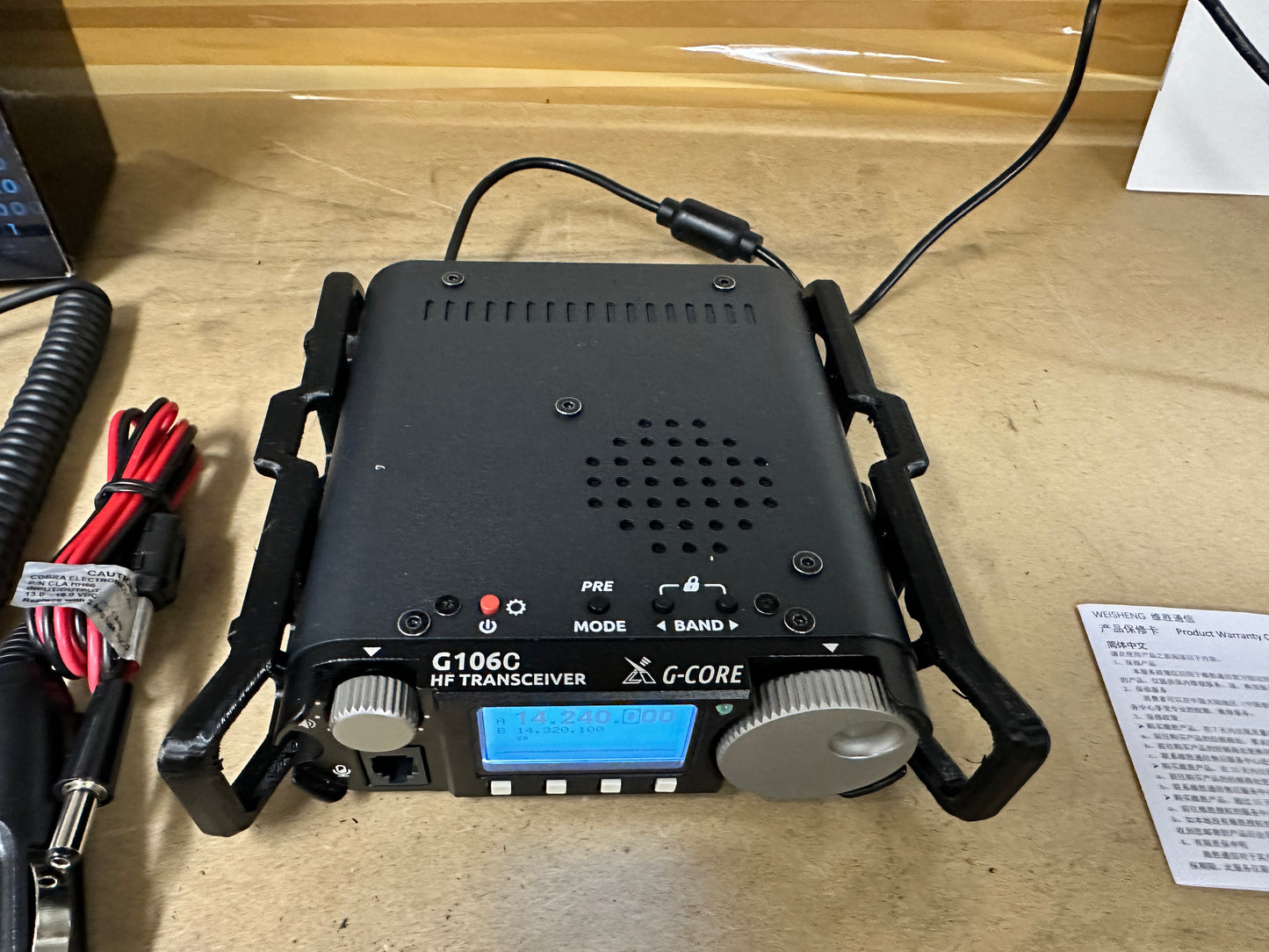 XIEGU G106 SDR - RICETRASMETTITORE HF RADIO QRP 5W, SSB CW AM WFM FT8, MODALITÀ DATI