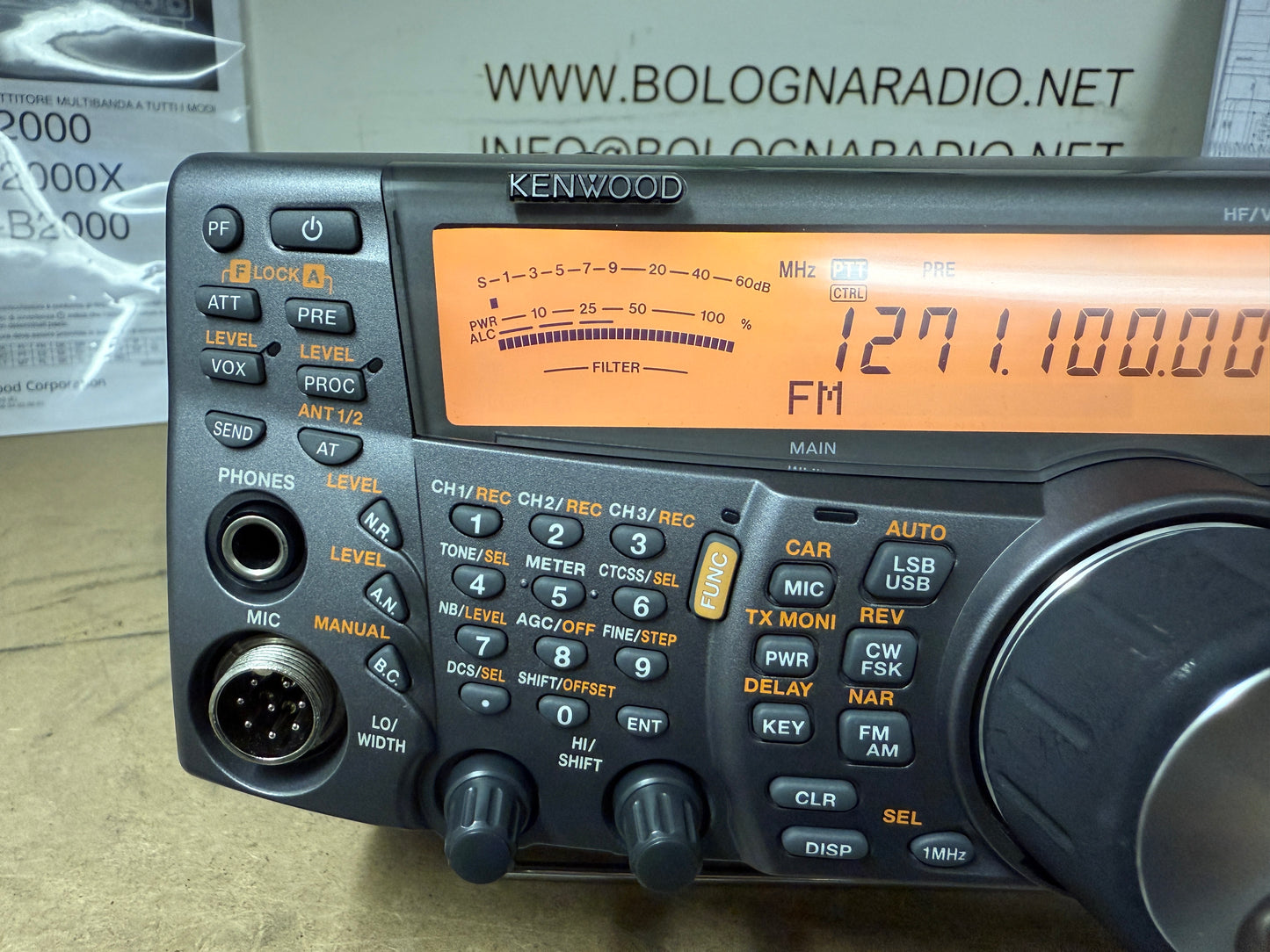 Kenwood TS 2000X + 1.2 Mhz pari al nuovo + imballo originale Garanzia 12 mesi