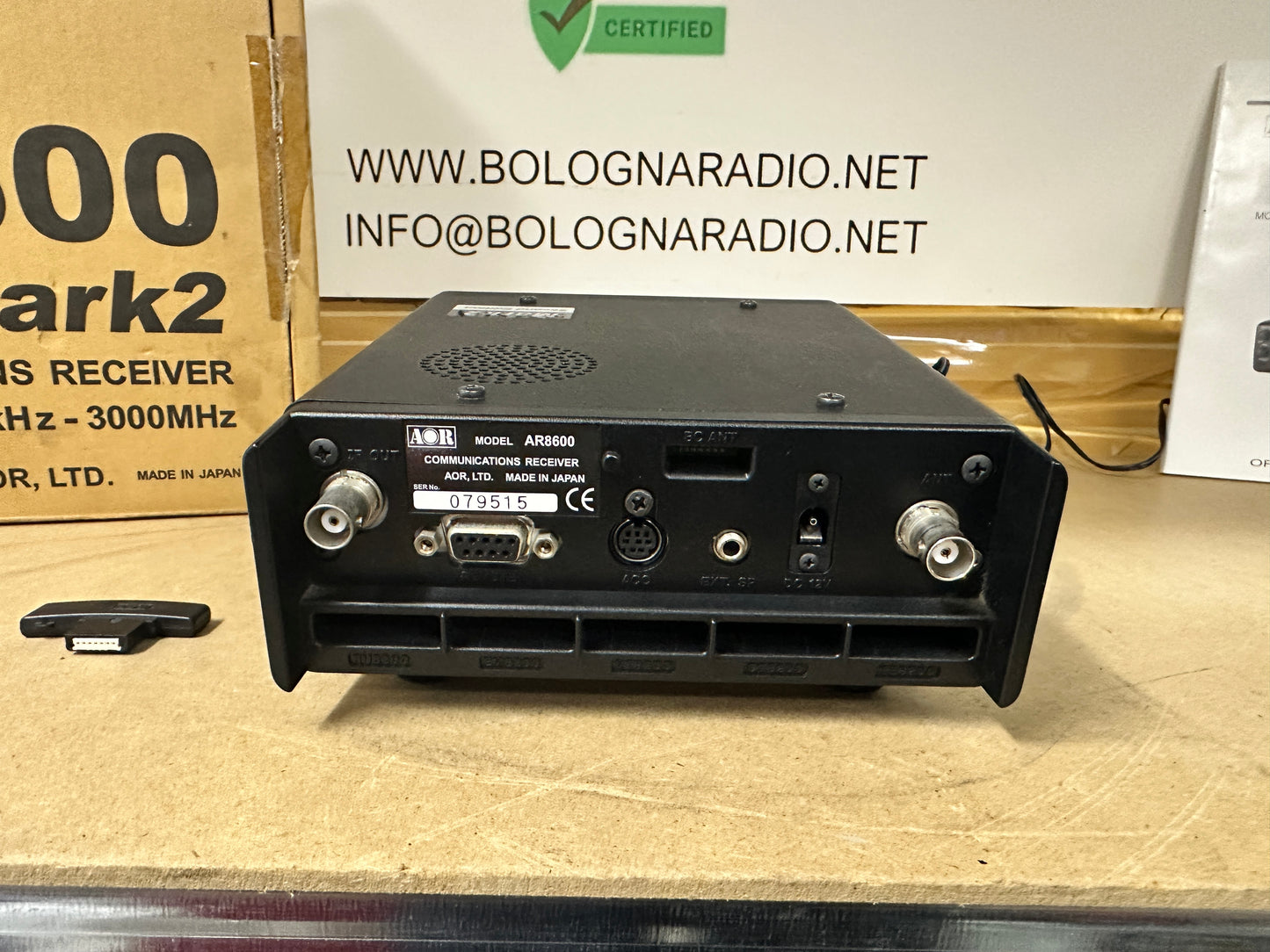 Ricevitore aor 8600 MK2 - 0,1-3000 MHz perfetto