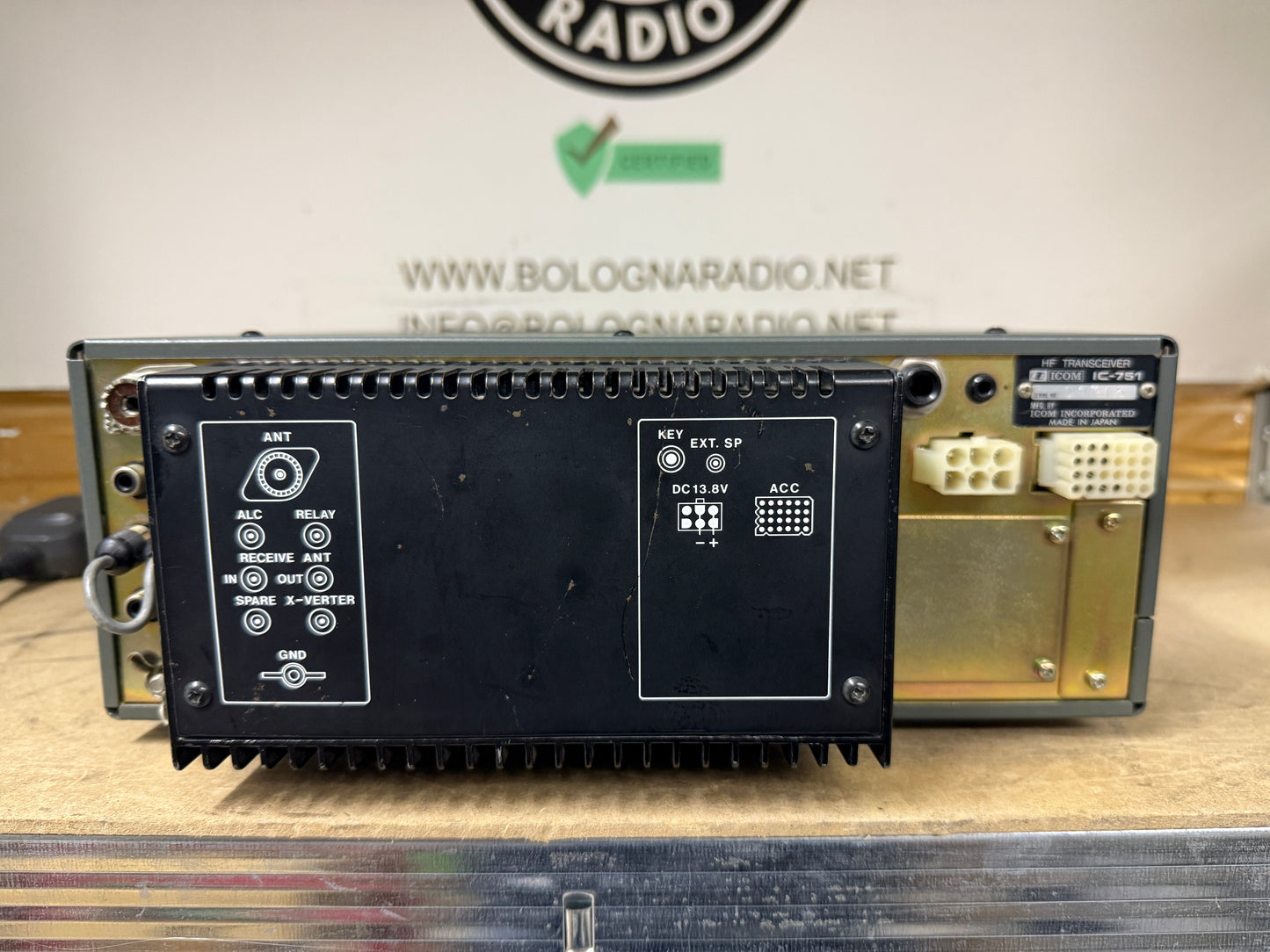 Icom IC 751 + filtro CW + RC10 Garanzia 12 Mesi