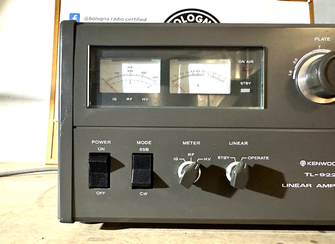 KENWOOD TL-922 valvole originali 1.000 Watt