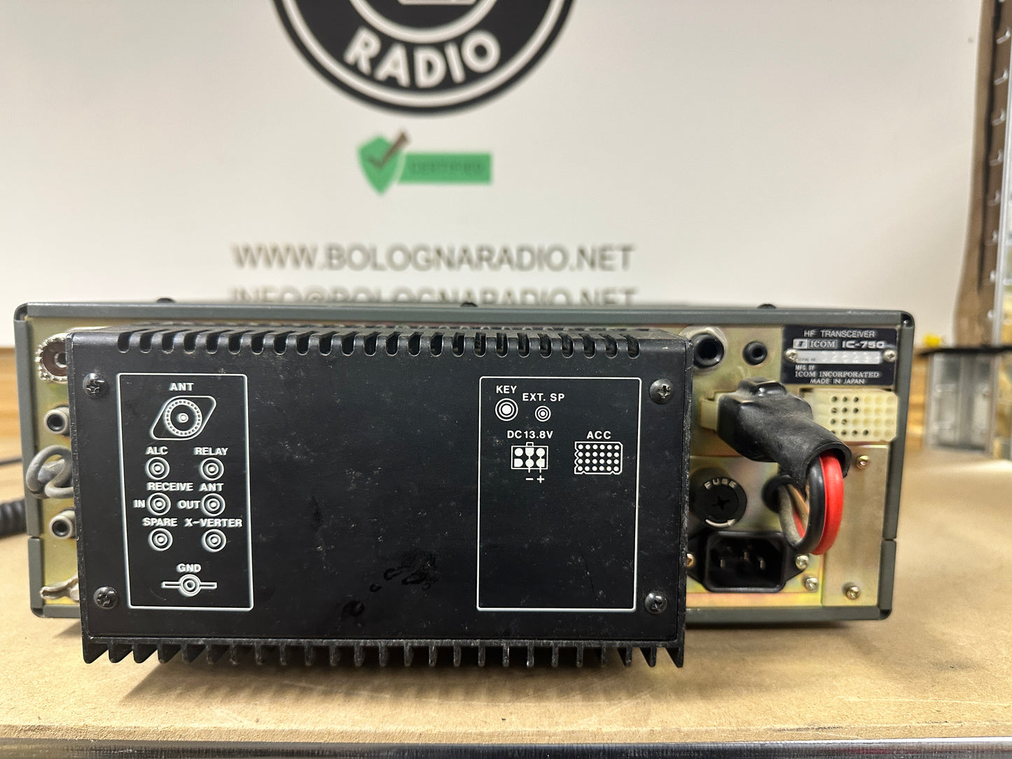 Icom IC 750 perfetto 220 volt