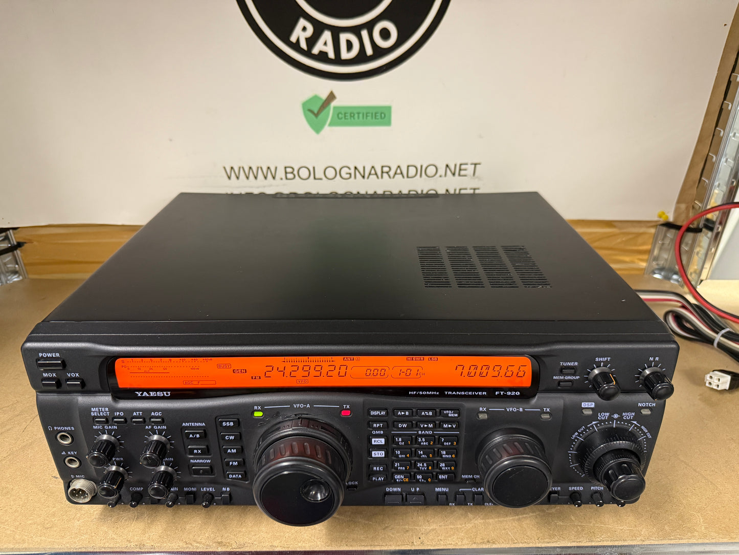 YAESU FT 920 filtro inrad ssb 1800Khz perfettamente funzionante condizioni buone
