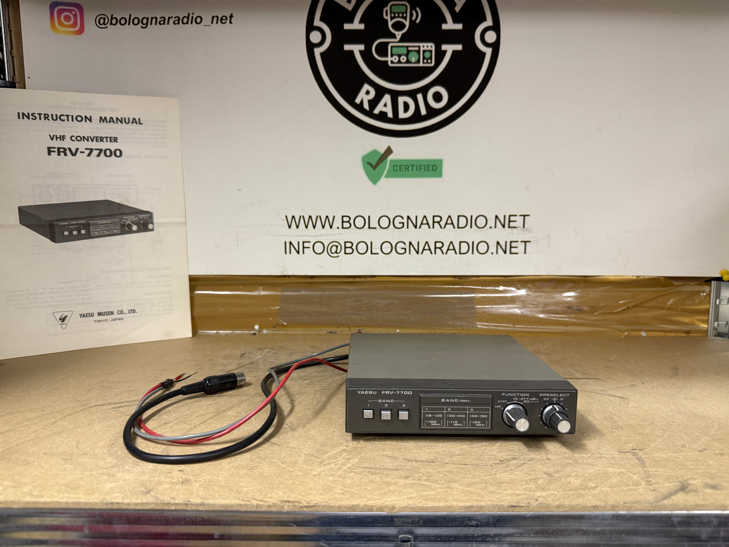 Yaesu frg 7700 + frt 7700 + frv 7700 perfetto
