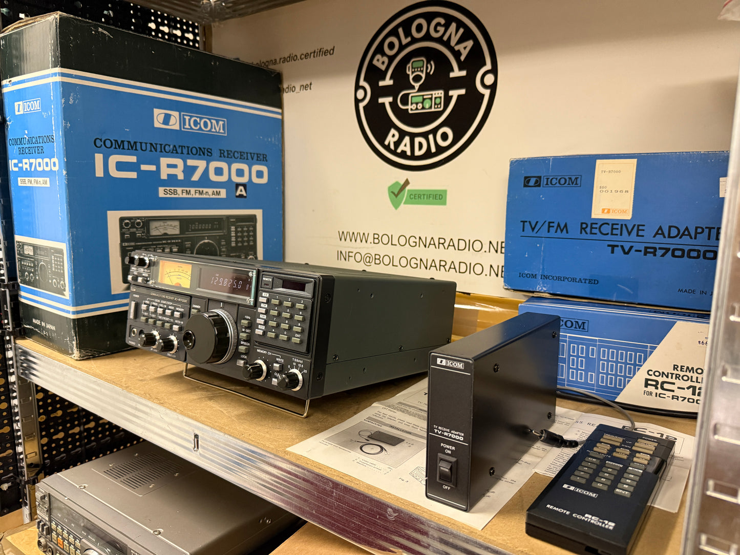 Icom ic r 7000 pari al nuovo + imballo + RC12 + TV R7000 garanzia 12 mesi