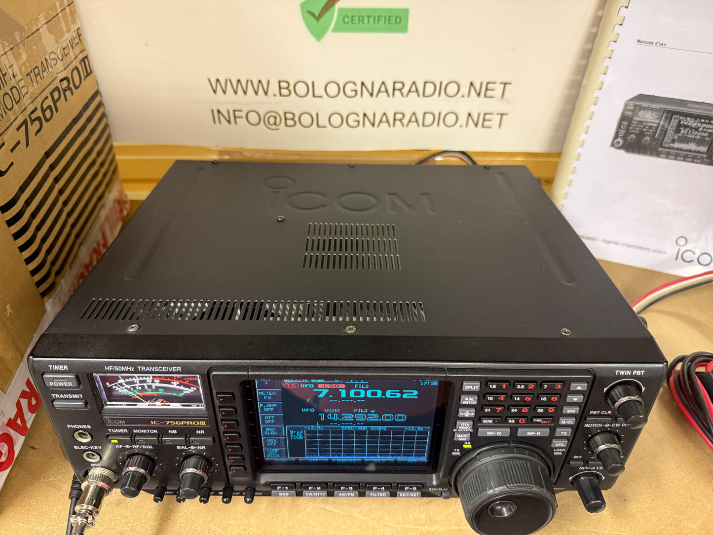 Icom IC 756 pro3 pari al nuovo imballo originale