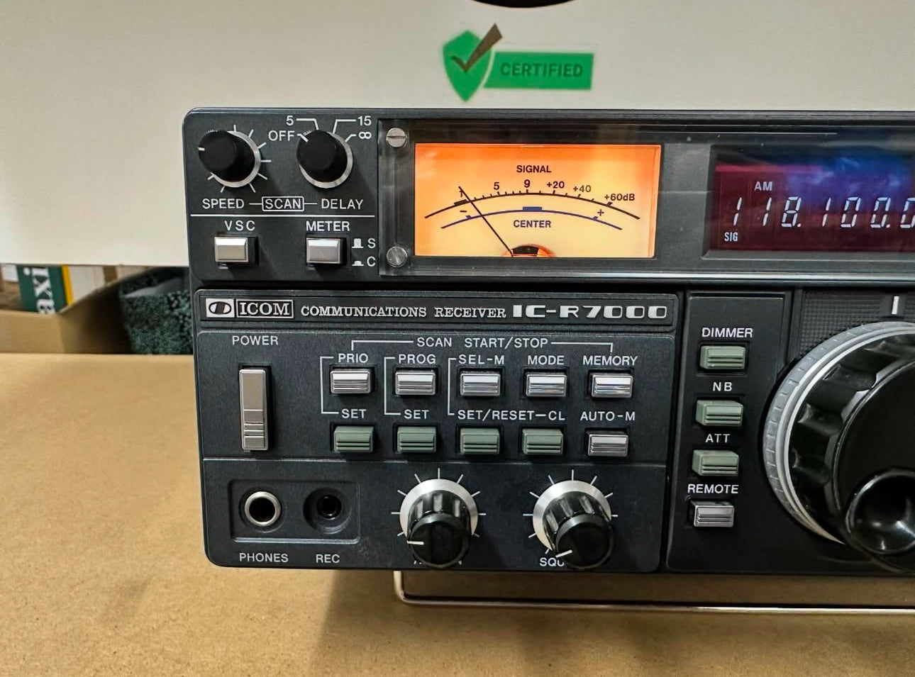 Ricevitore scanner icom IC-R 7000 perfetta