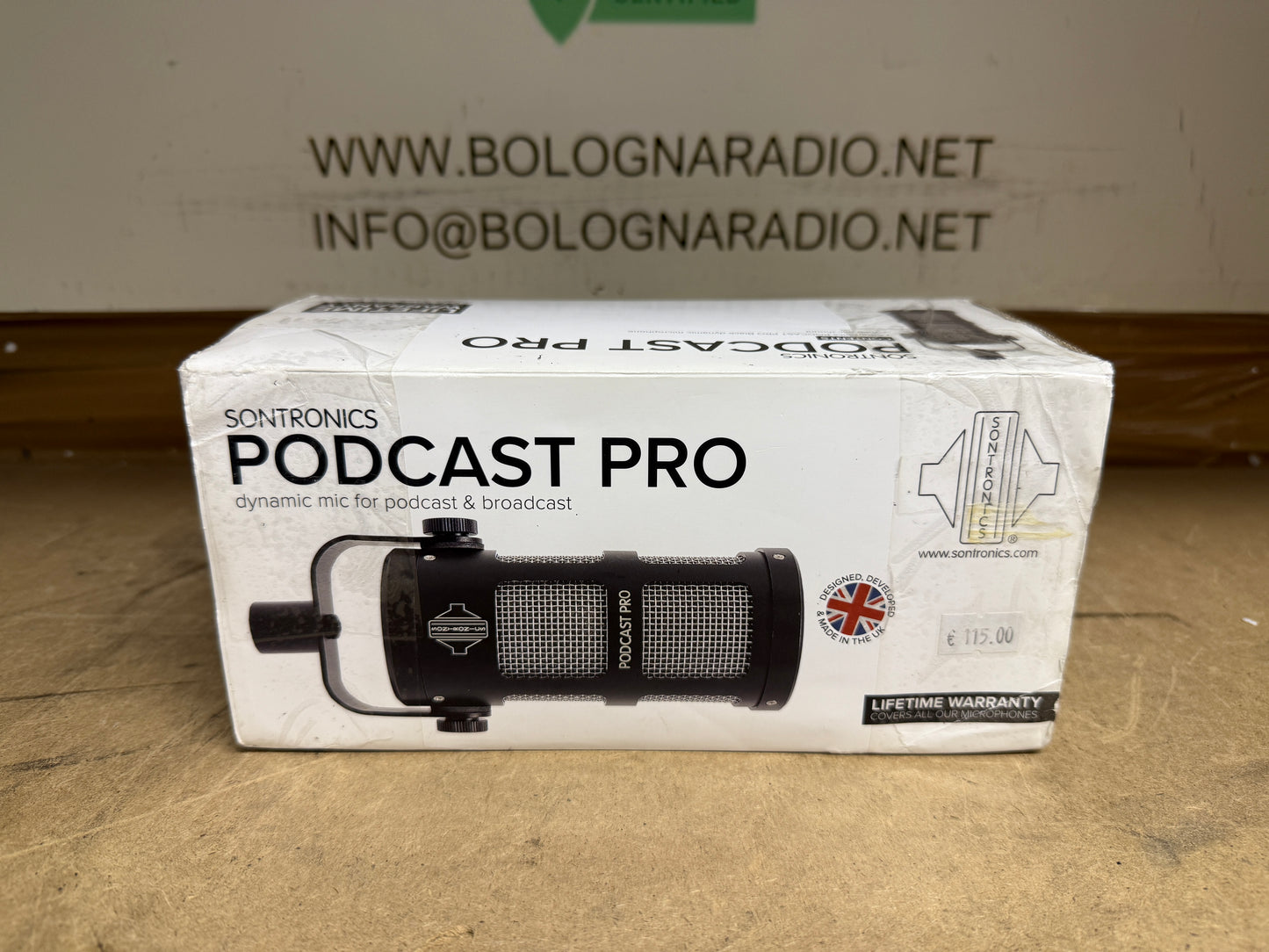 Sontronics Podcast Pro black · Microfono vocale