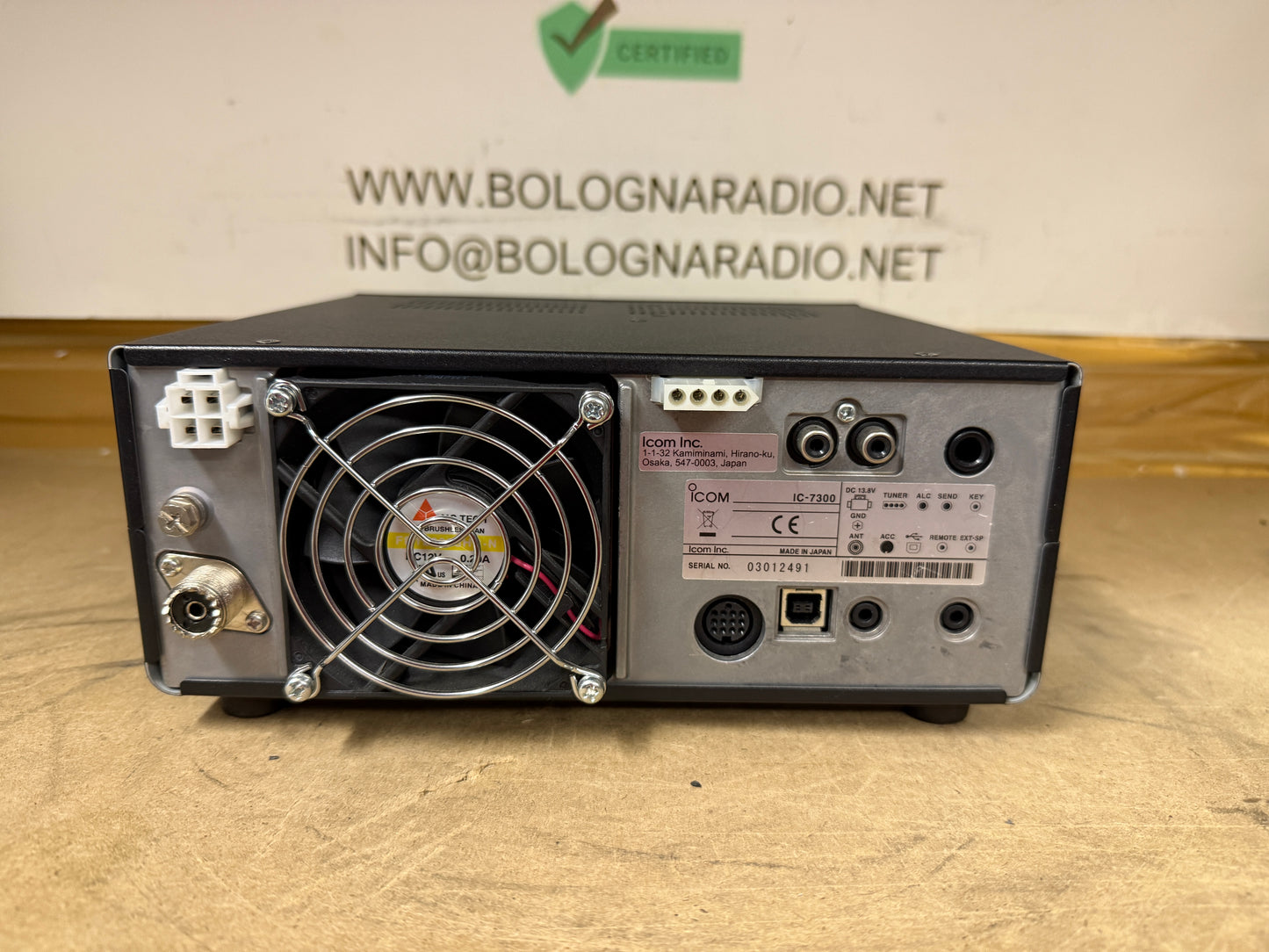 Icom ic 7300 pari al nuovo Garanzia 12 Mesi full set
