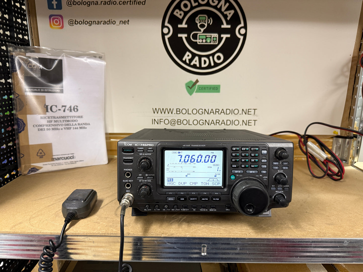 Icom ic 746 PRO pari al nuovo + imballo