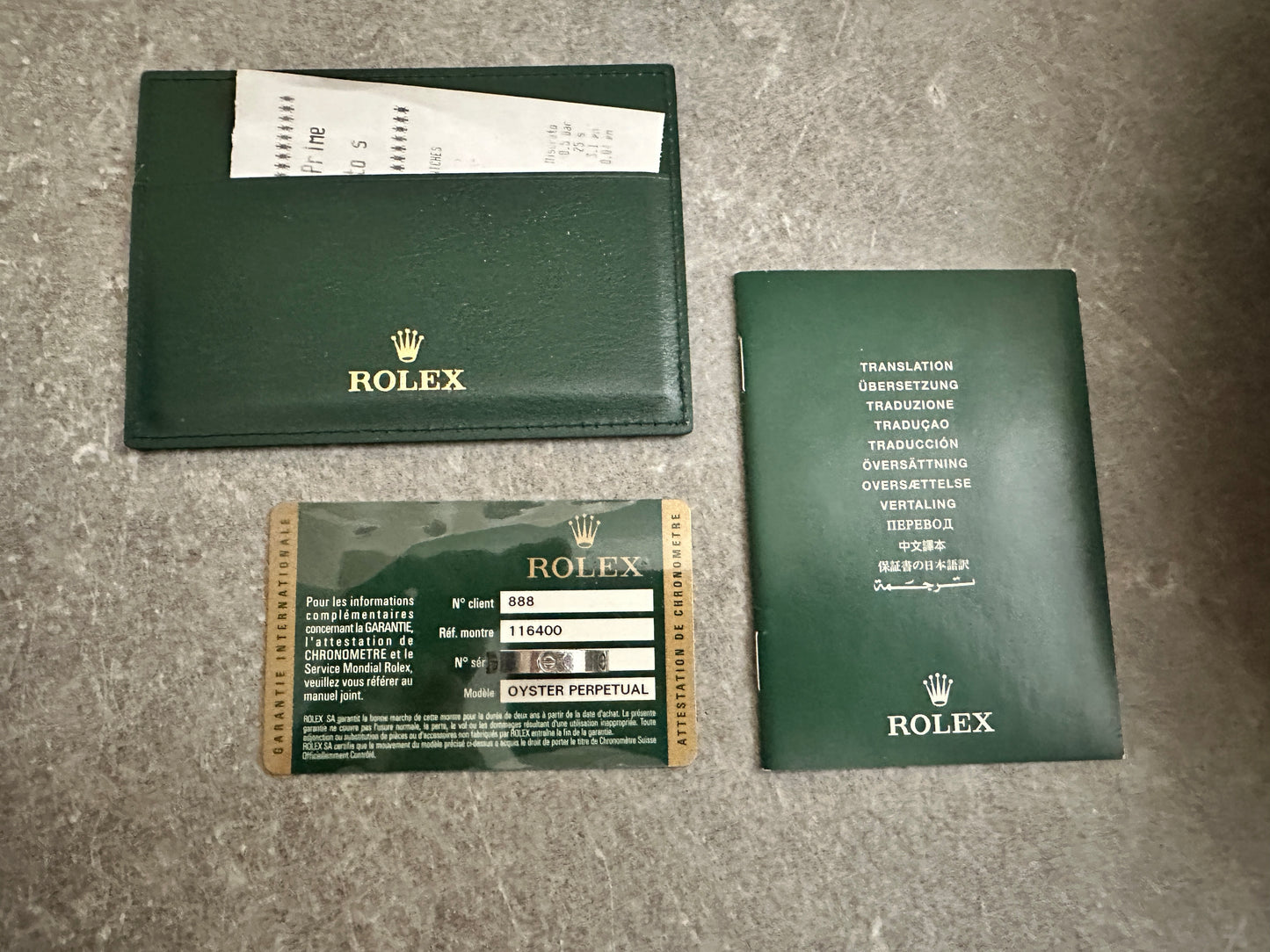 Rolex 116400 Milgauss Full Set