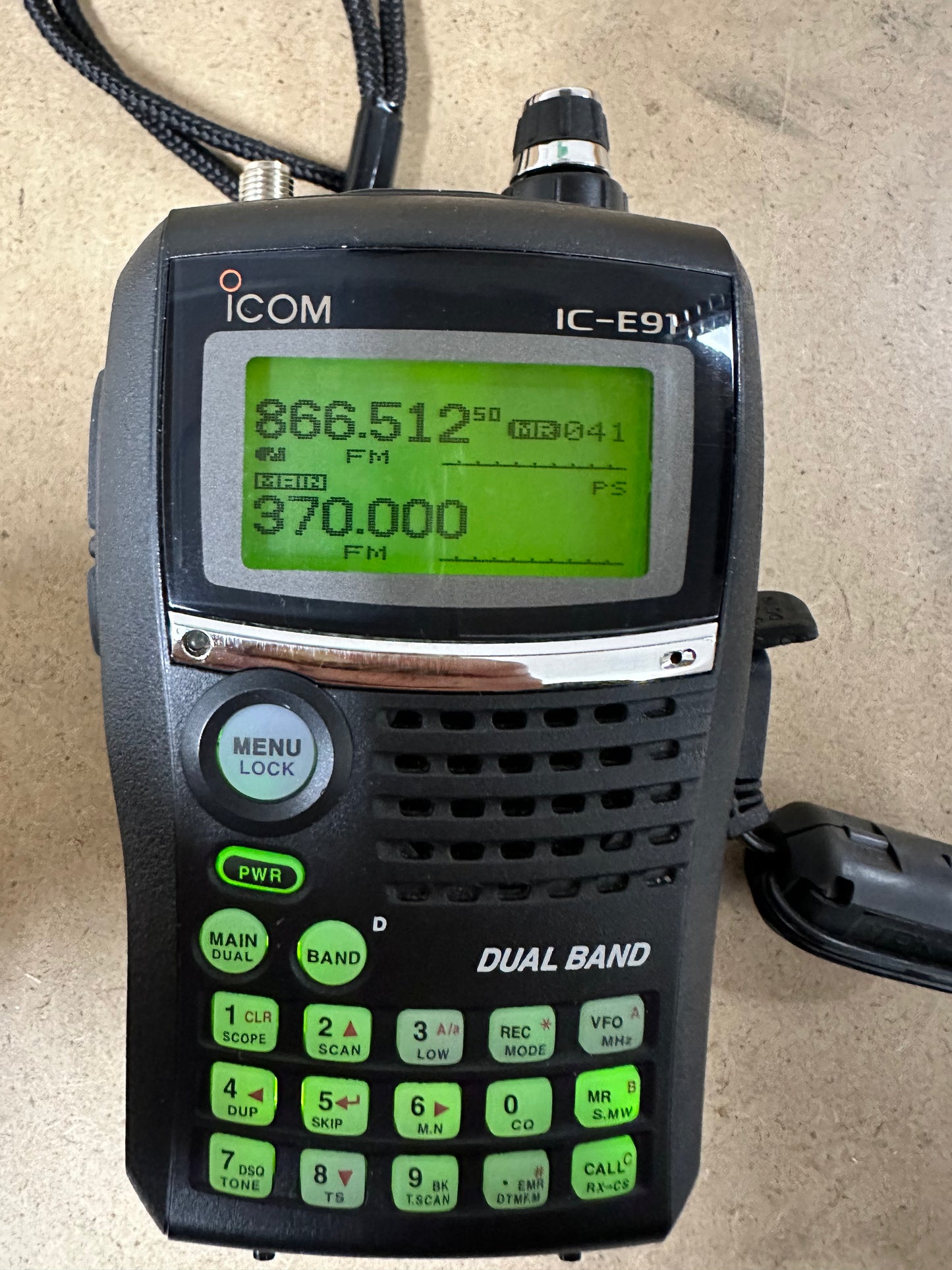 Icom ic e91 full set